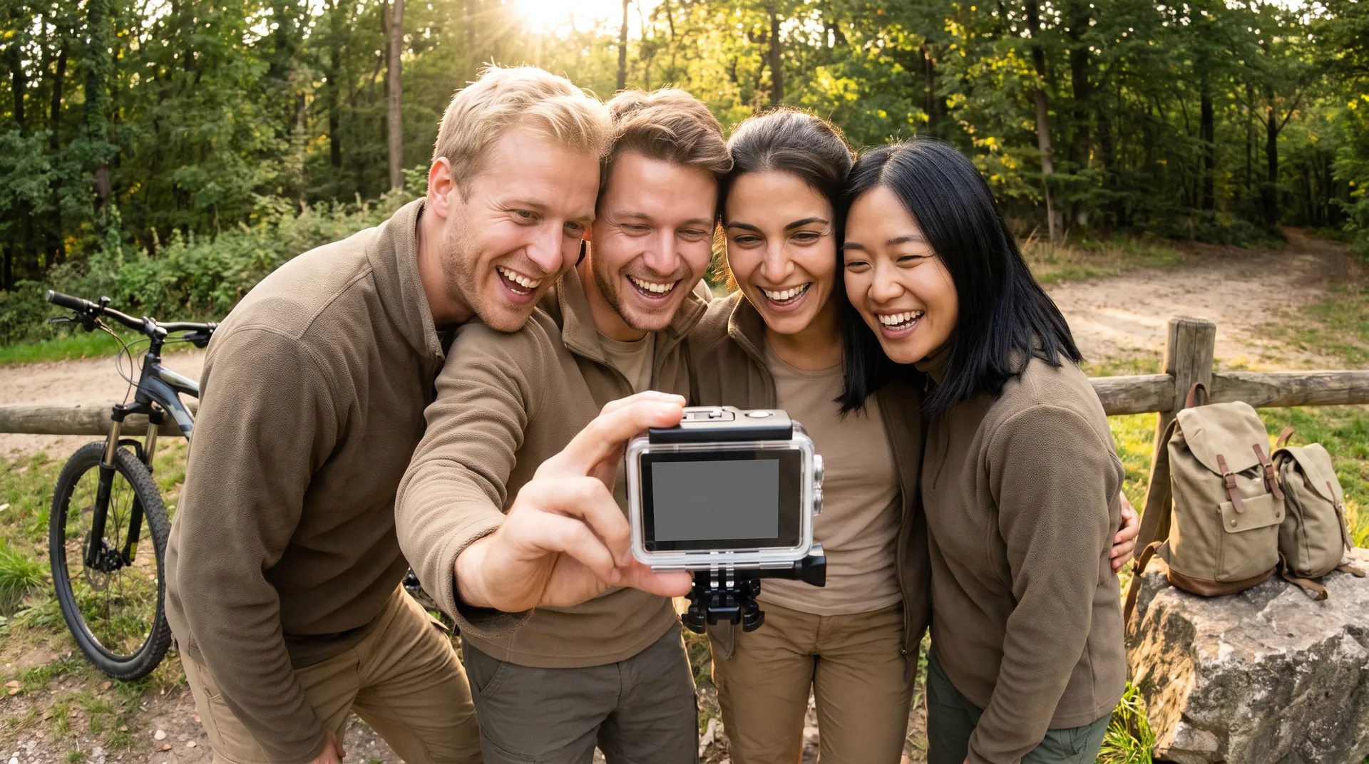 Action Camera, in use
