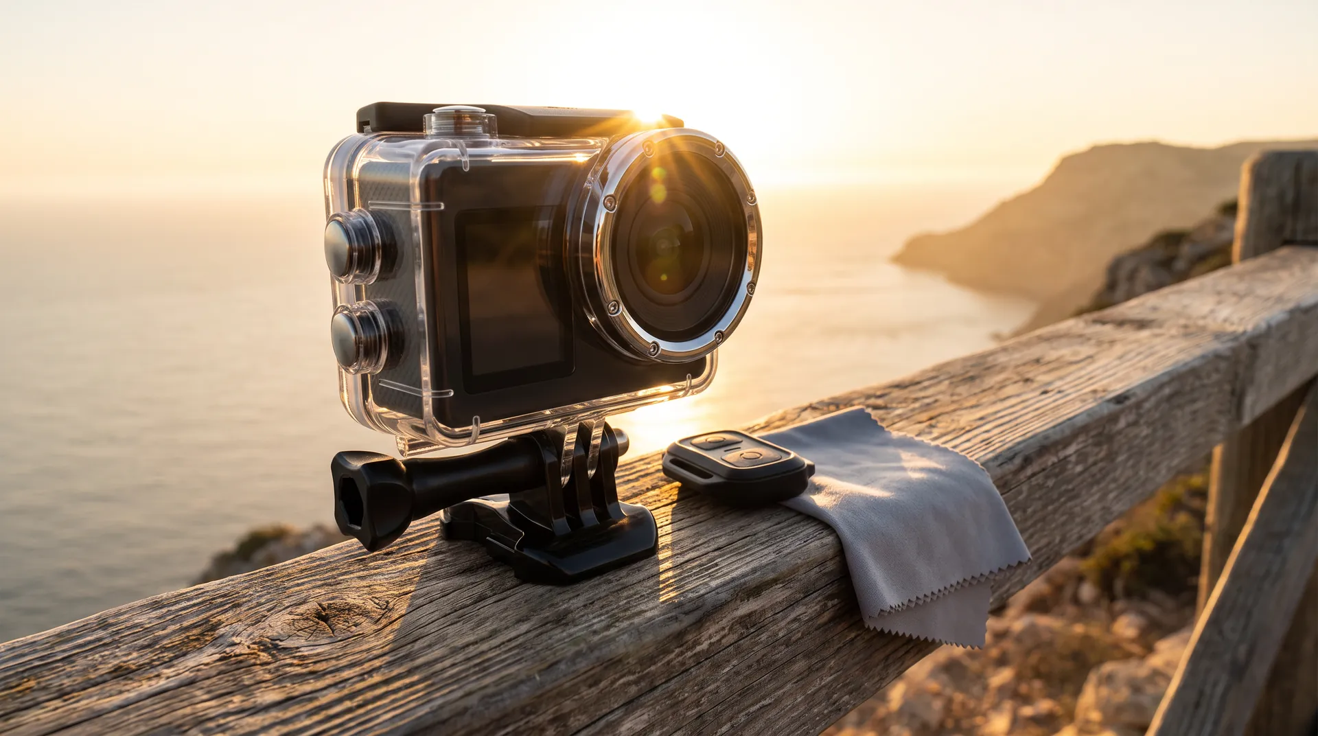 Action Camera, in use
