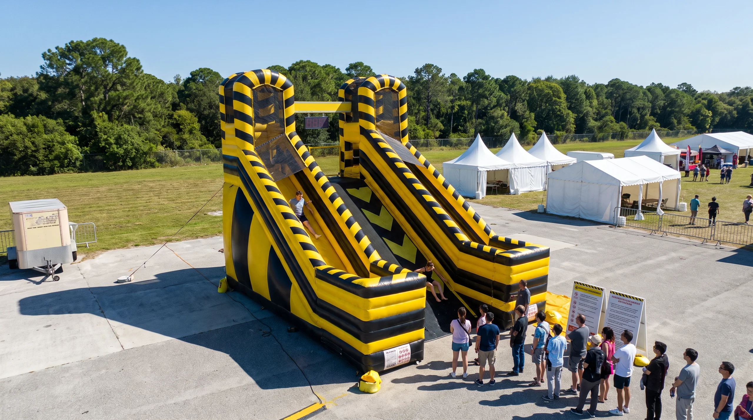 Adrenalator, at an event