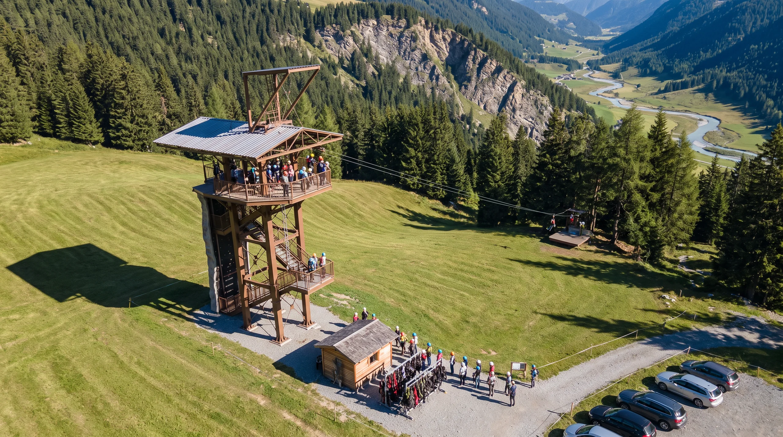 Adventure Tower, at a site