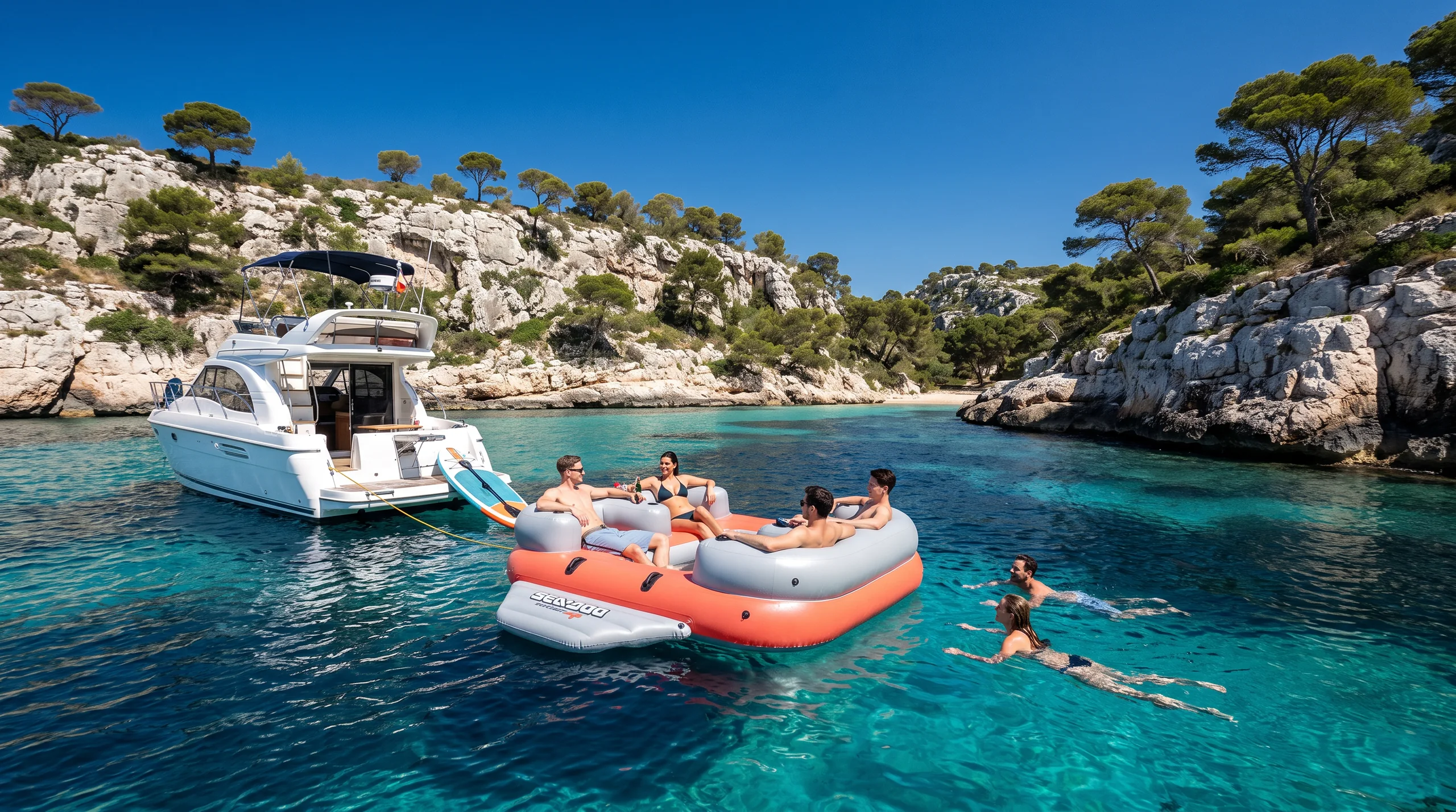 Sea-Doo Aqua Lounge, at a site