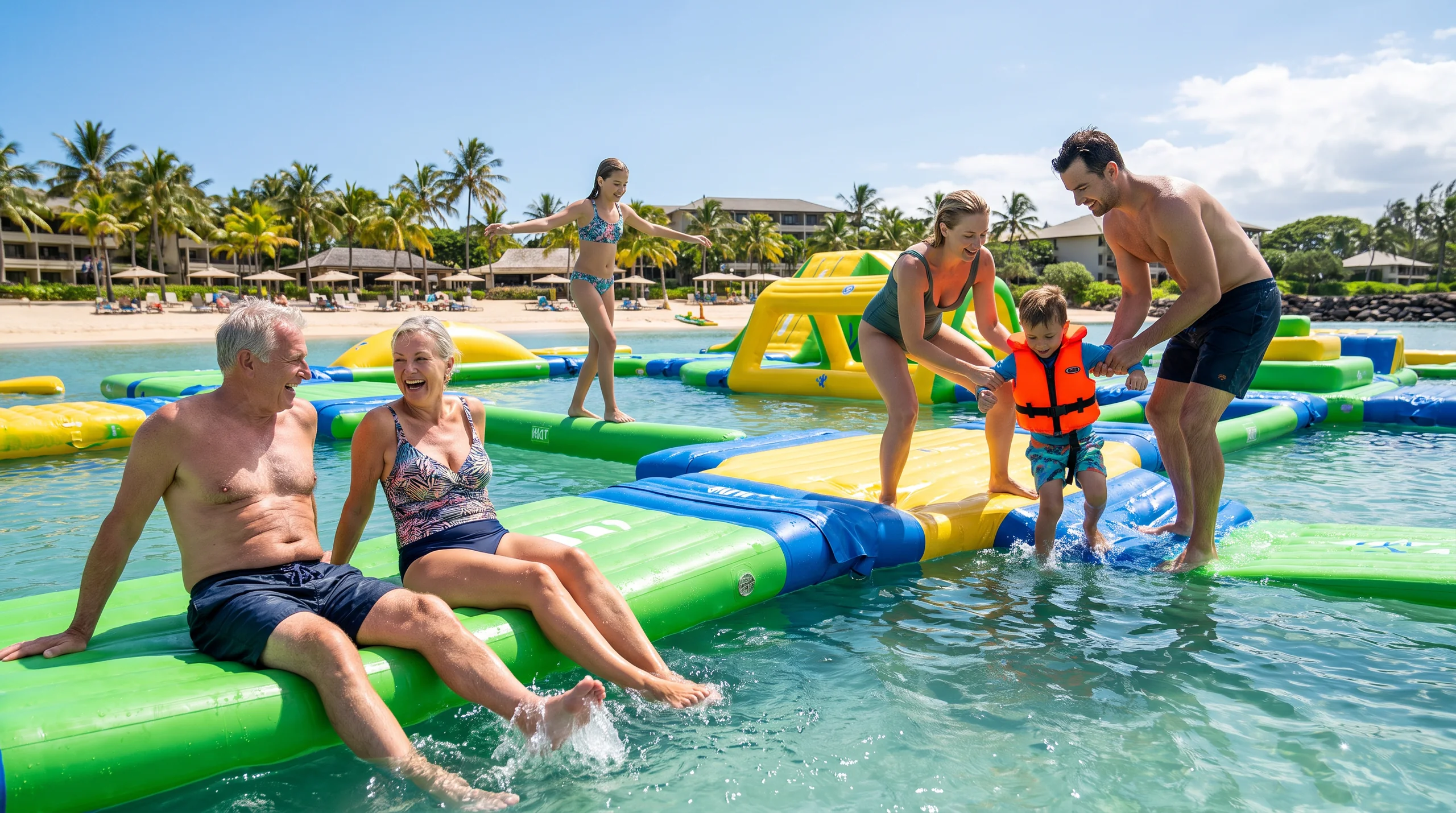 Aqua Park, at an event