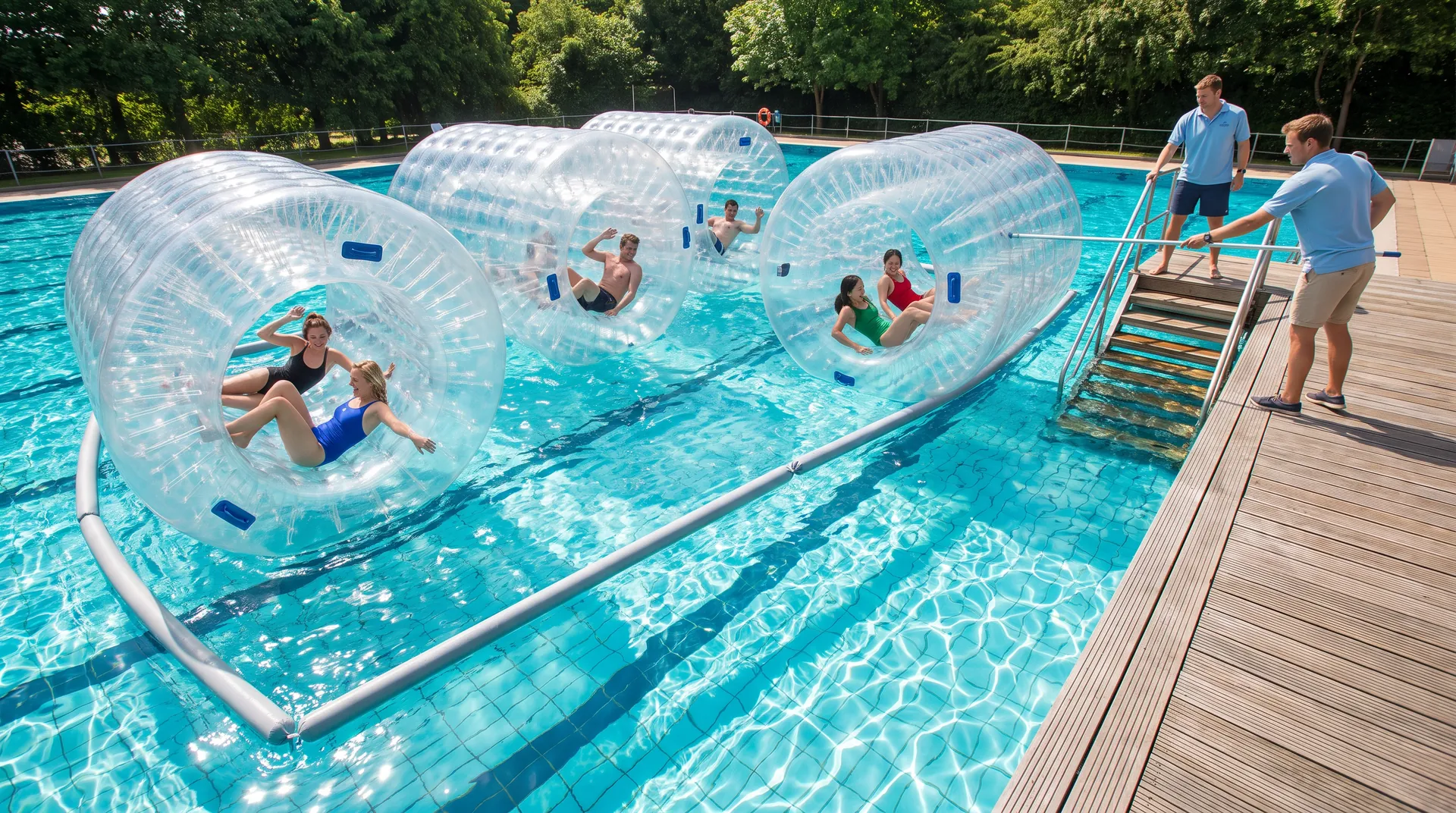 Water Roller, in use
