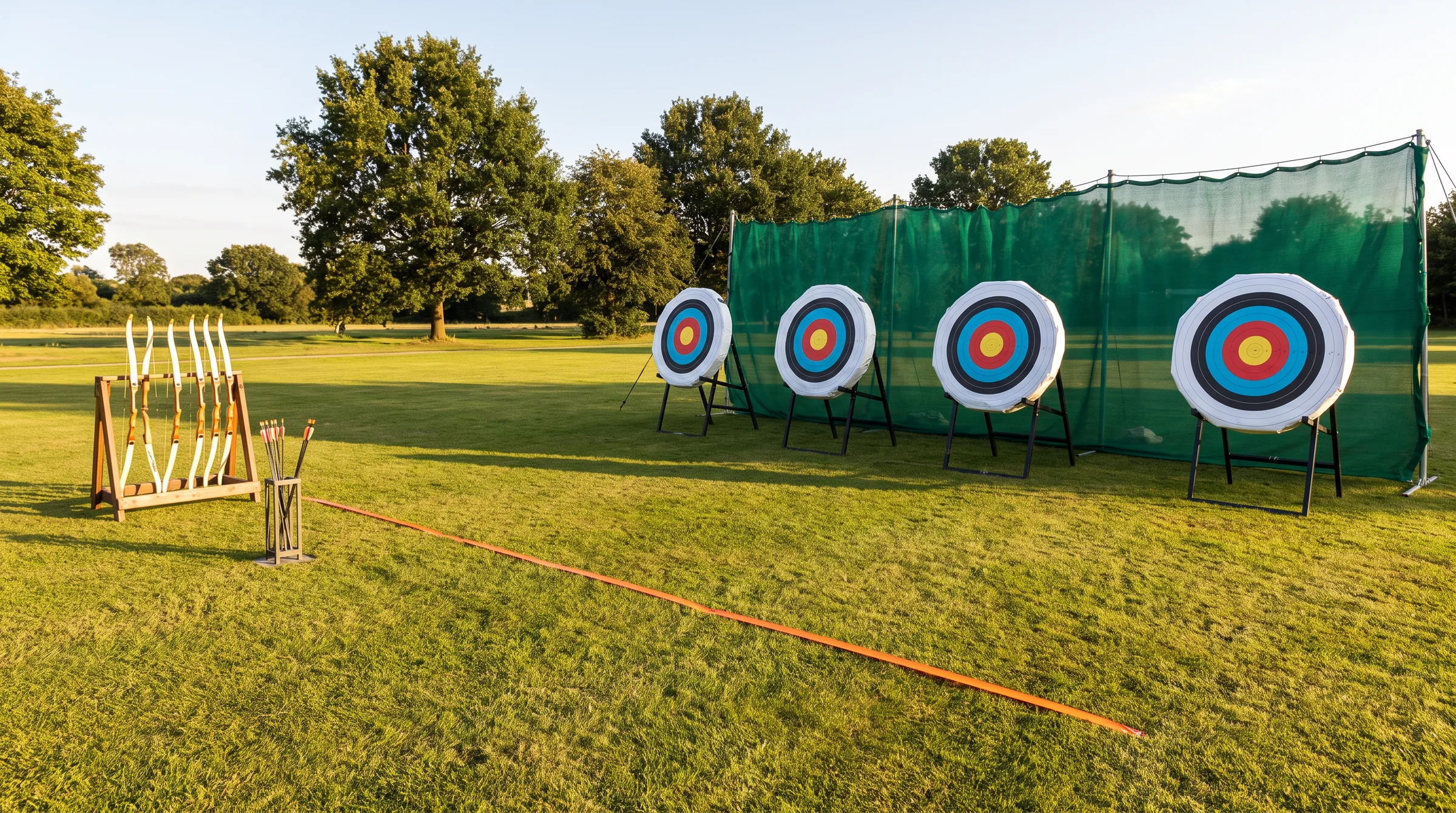 Archery Range, in use