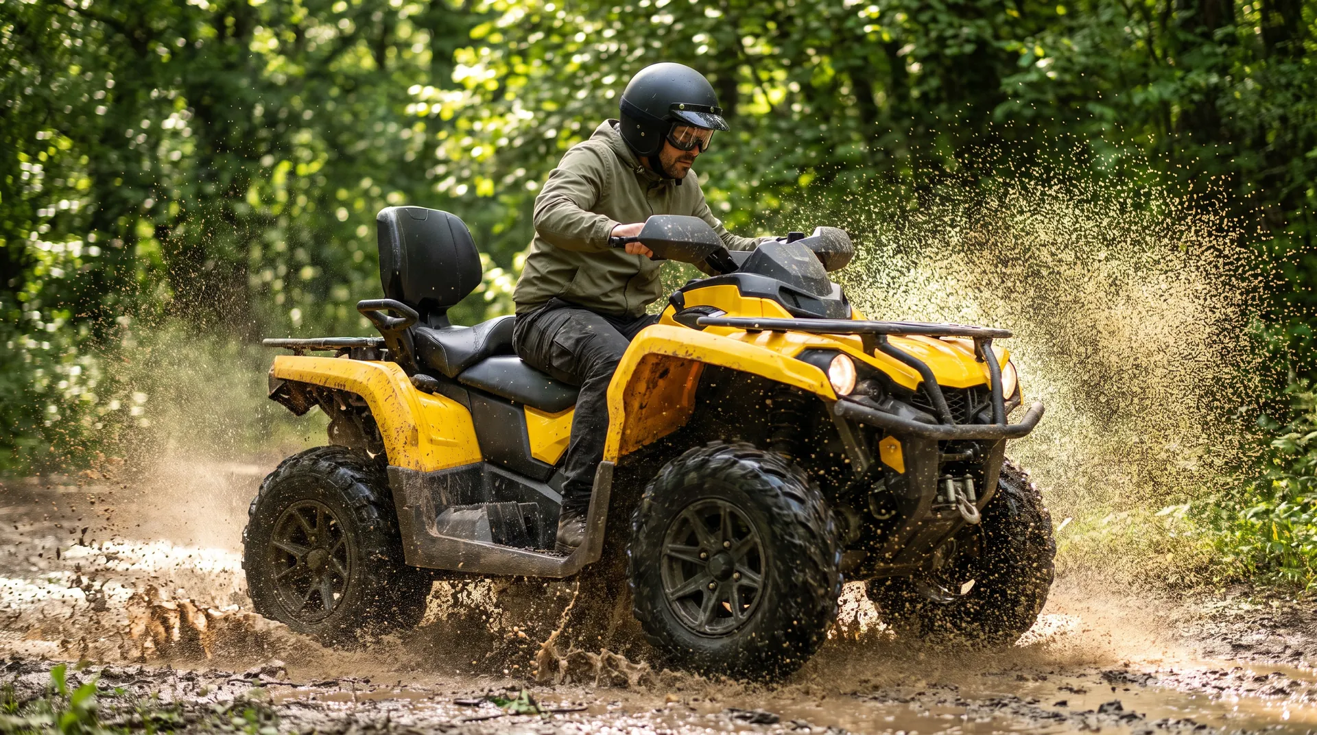 ATV Quad Bike, in use