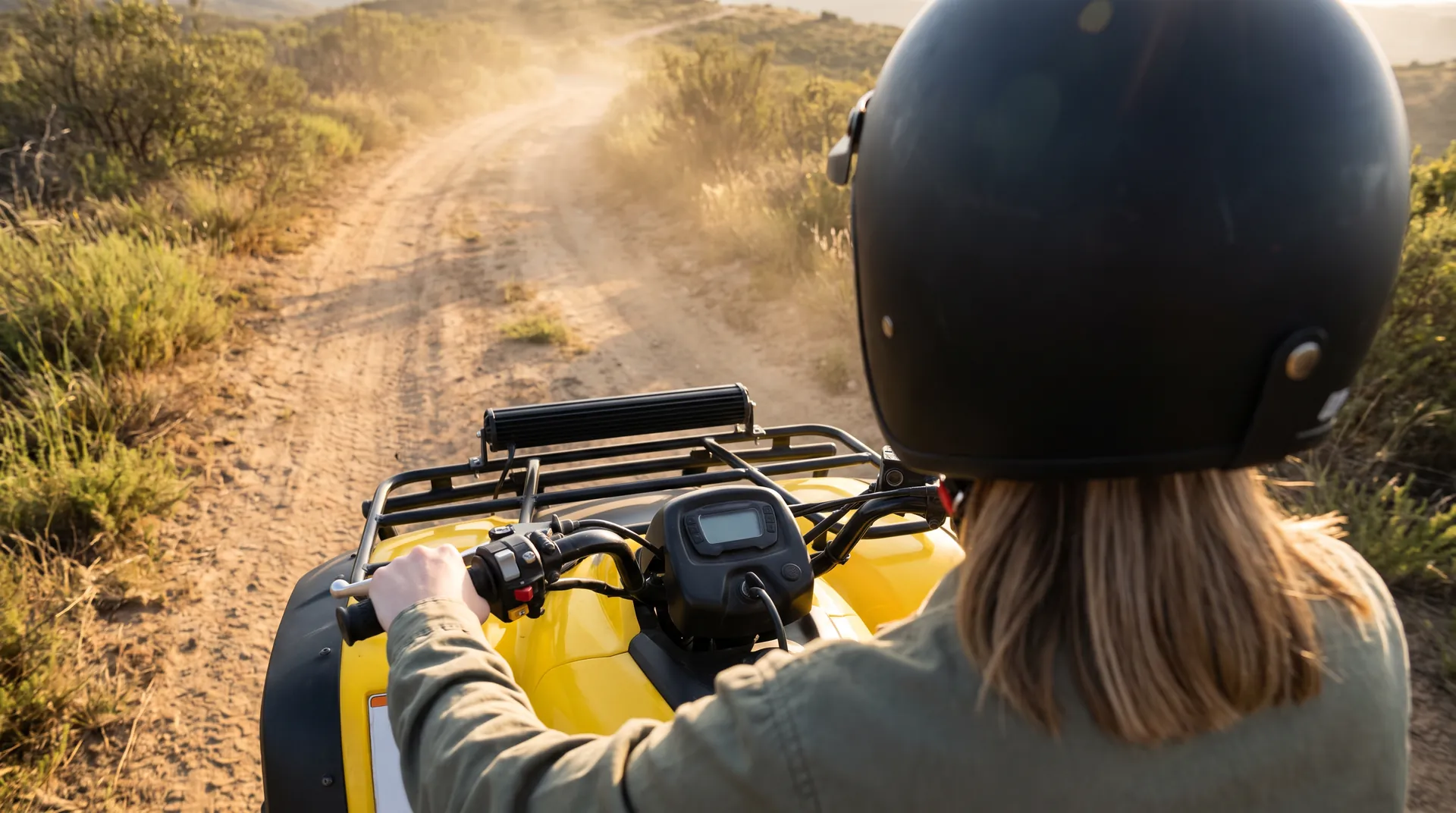 ATV Quad Bike, in use