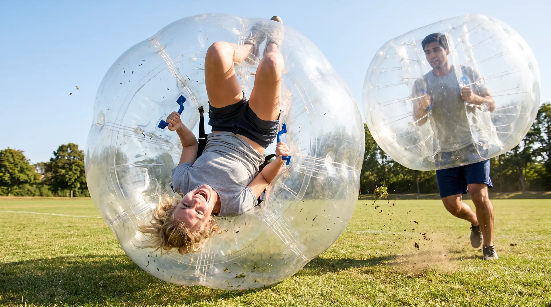 Body Zorbing Ball, in use