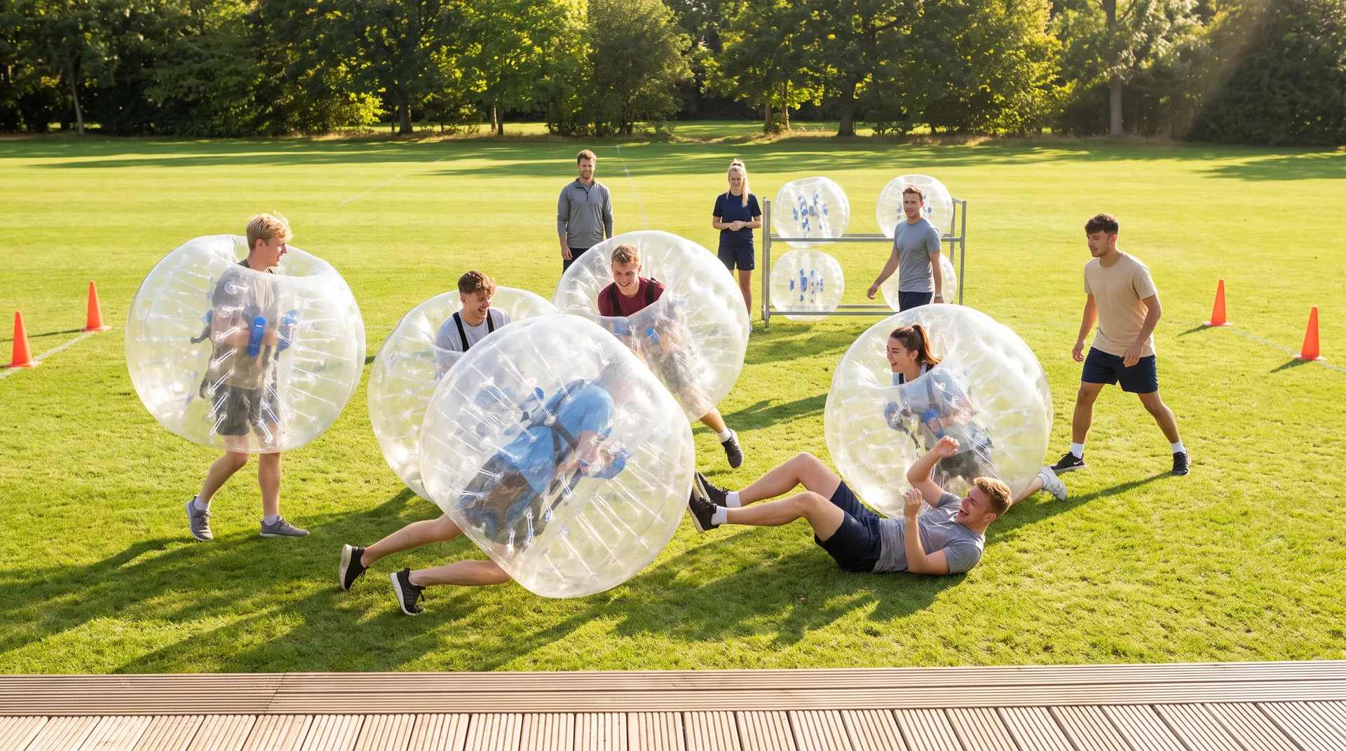 Body Zorbing Ball, in use
