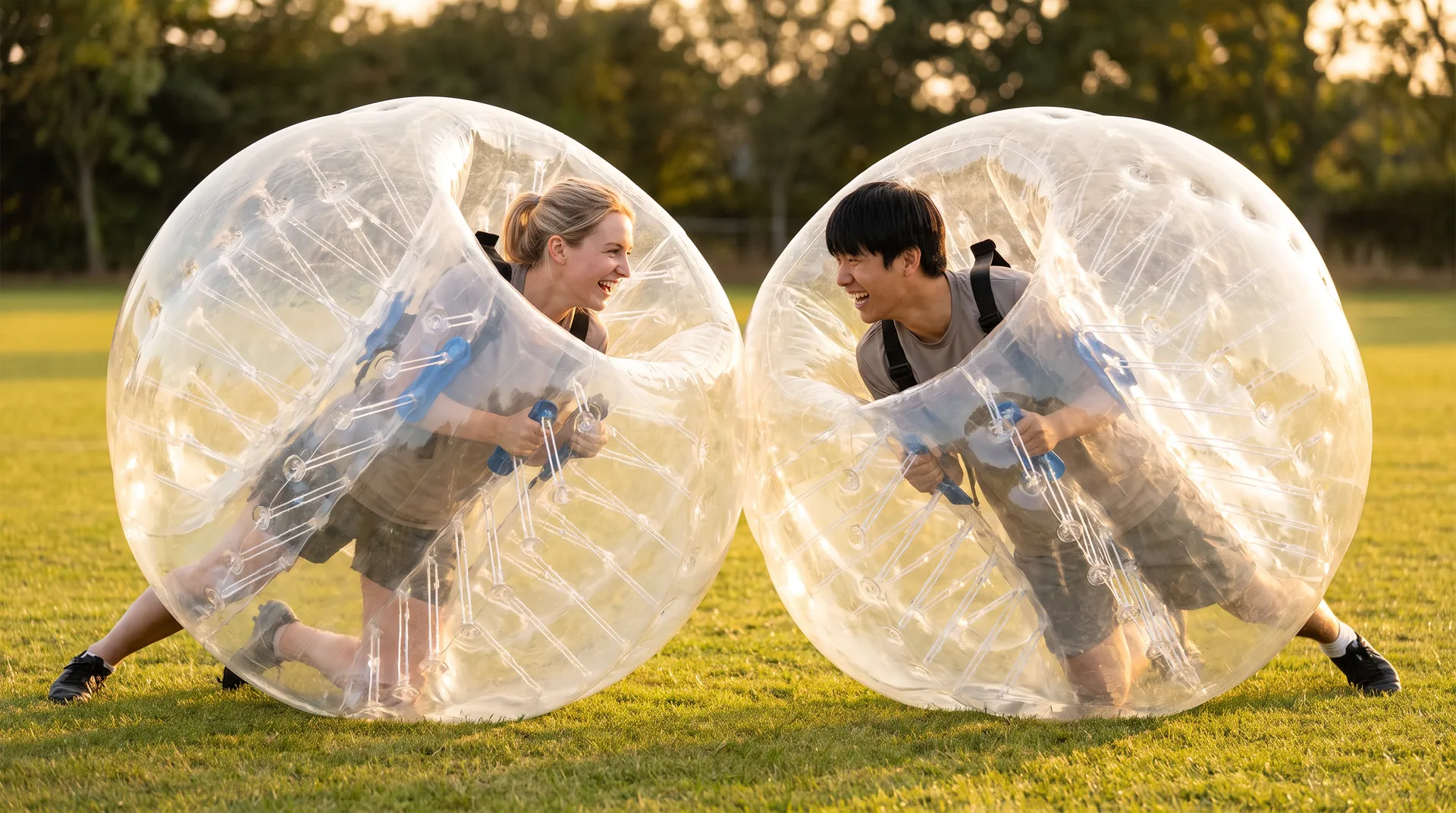 Body Zorbing Ball, in use