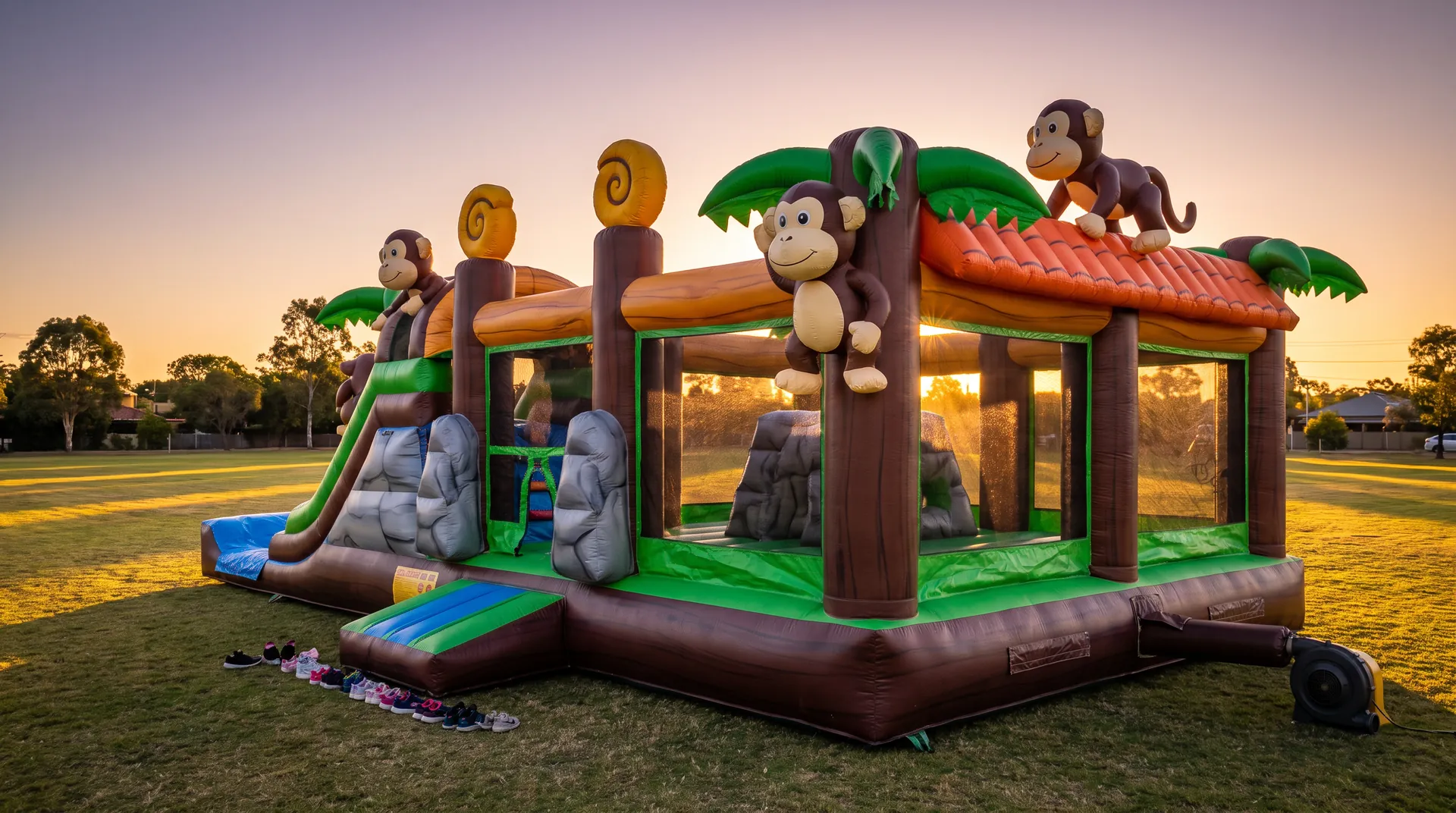 Bouncy Monkey, in use