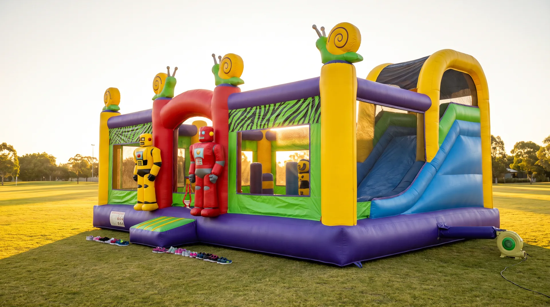 Bouncy Robot, in use