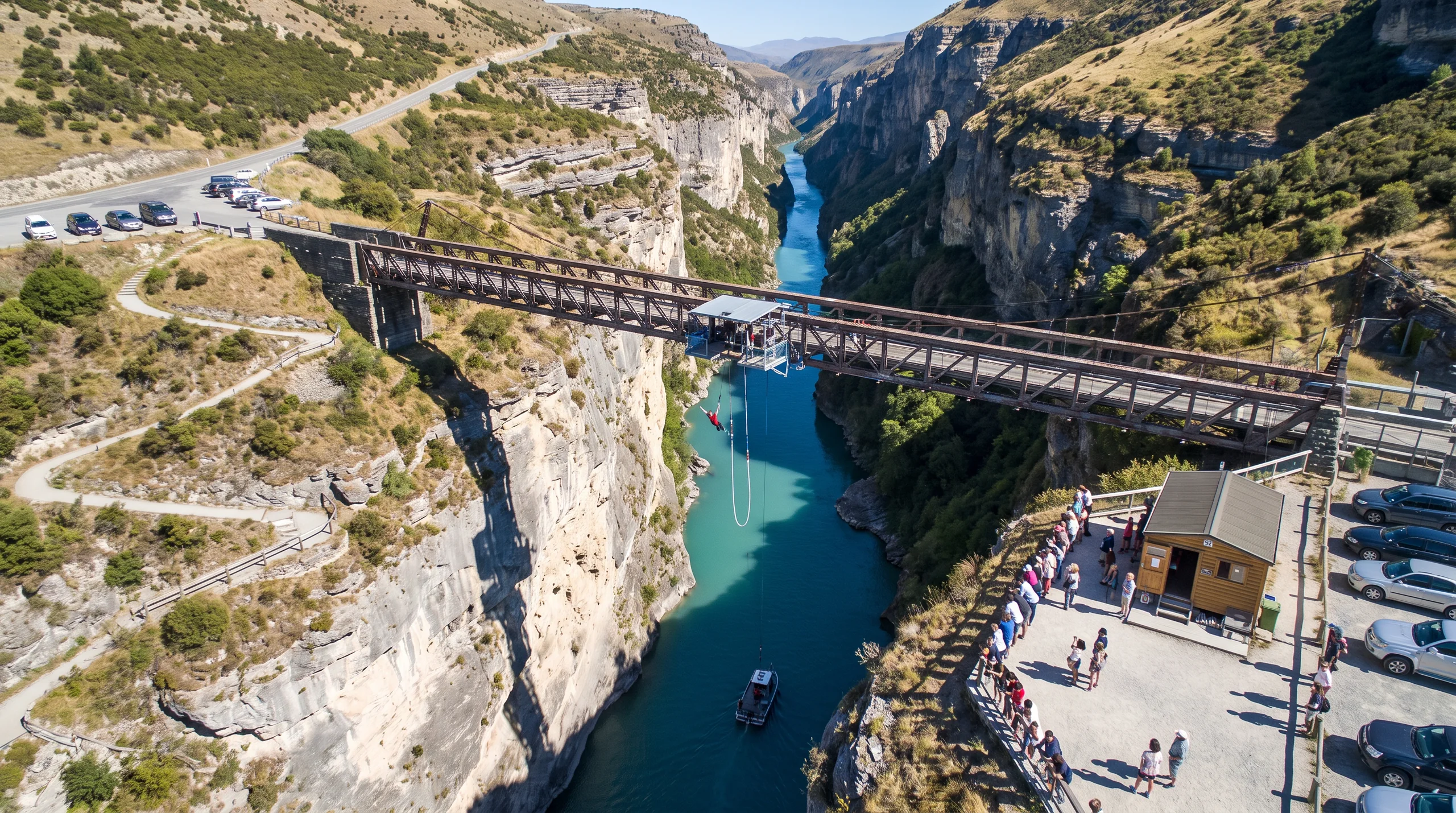 Bungee Jump, at a site