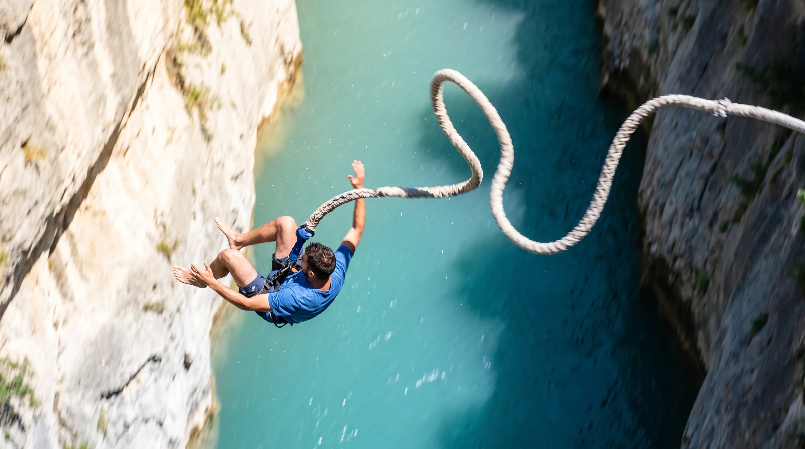 Bungee Jump, at a site