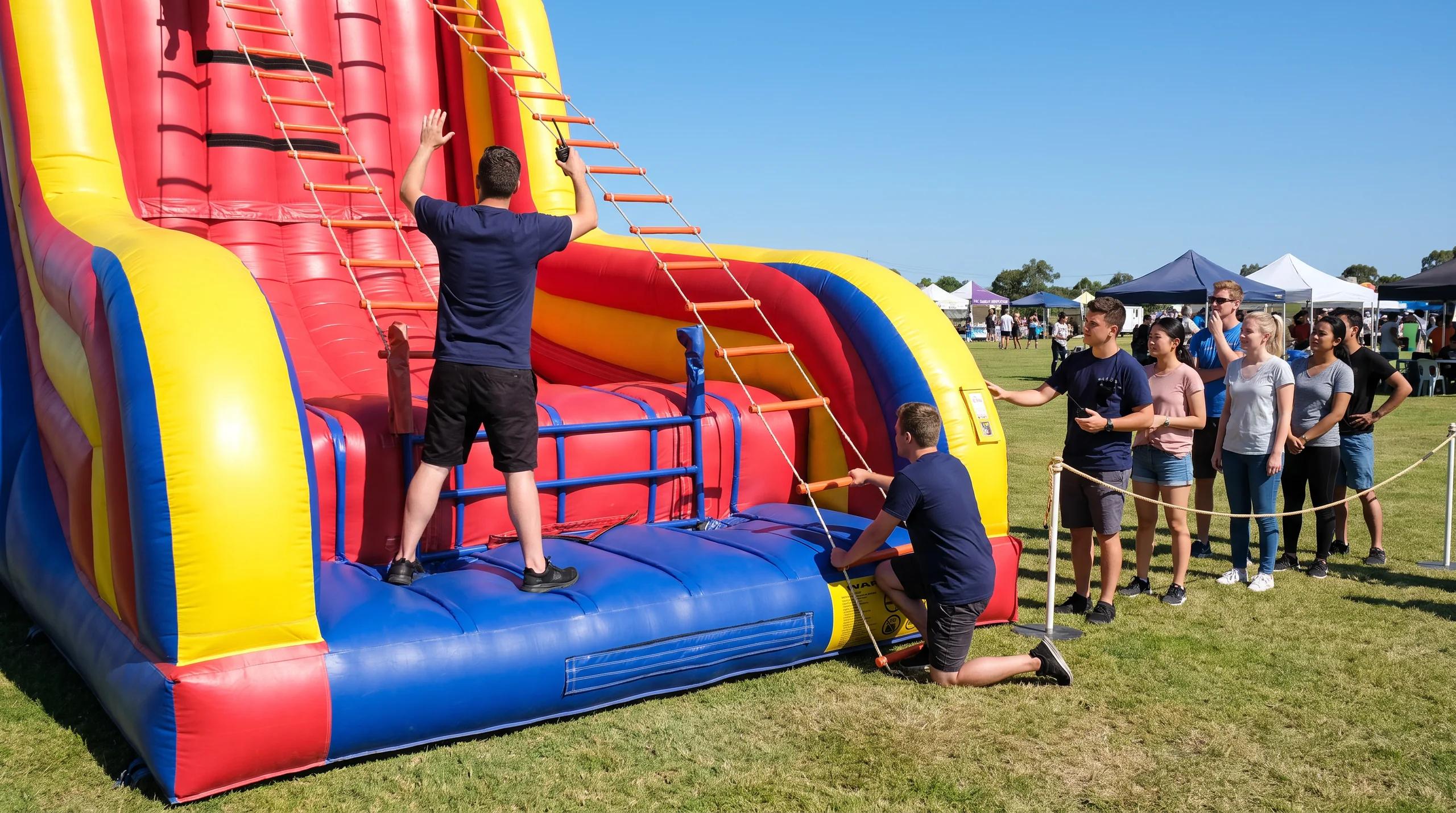 Bungee Ladder, at an event