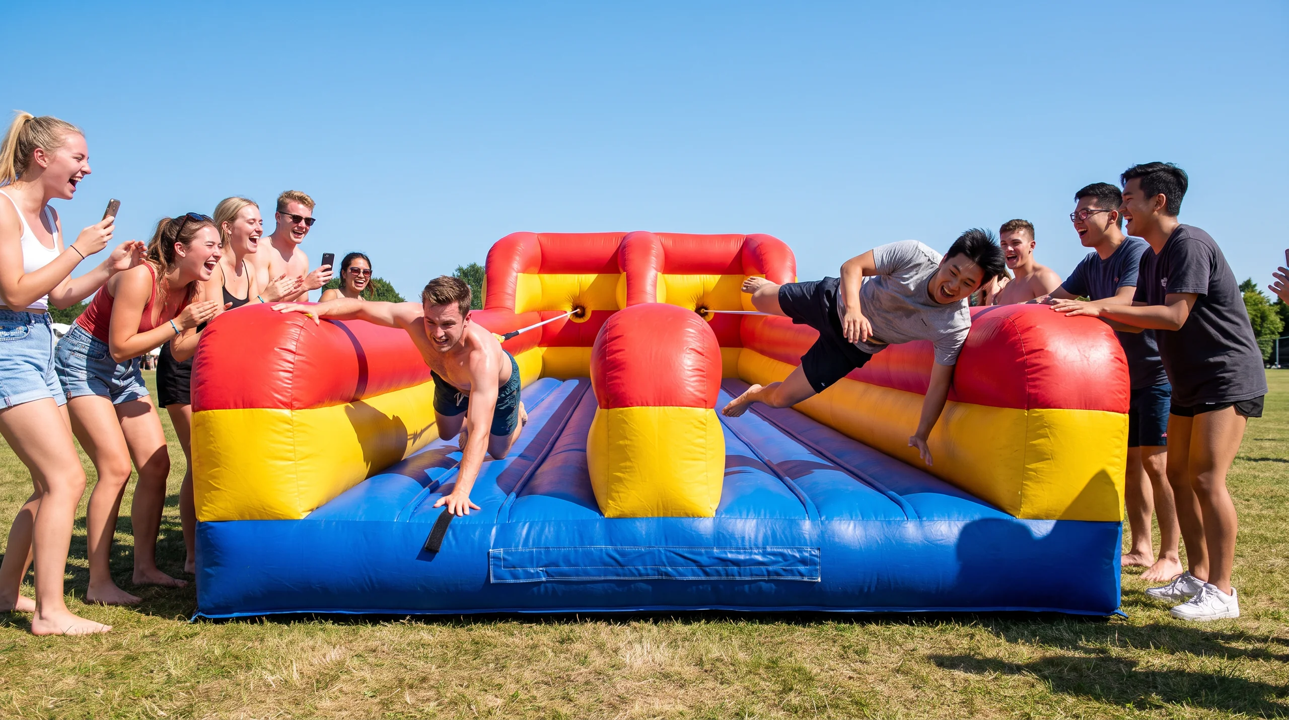Bungee Run, at an event