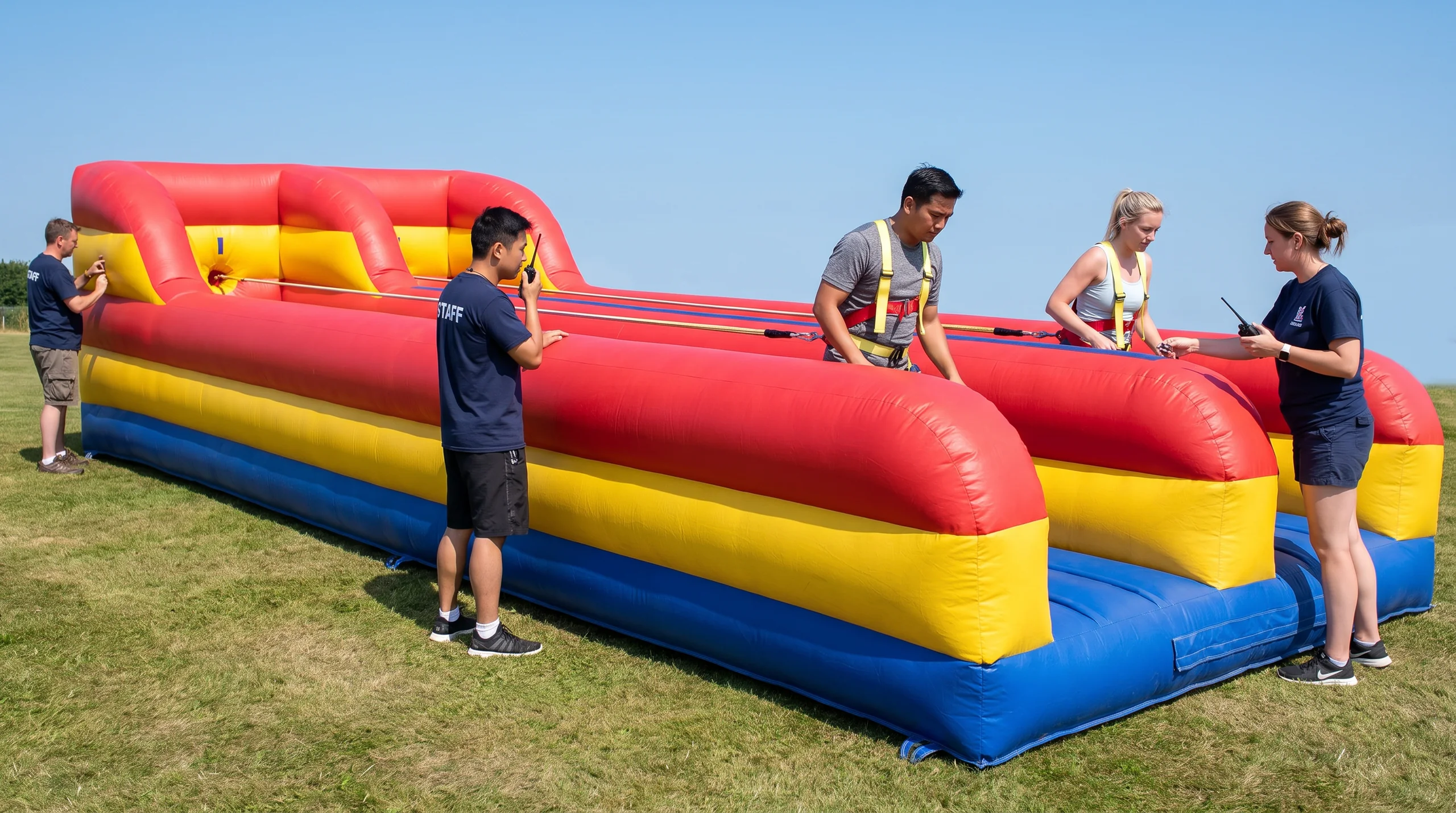 Bungee Run, at an event
