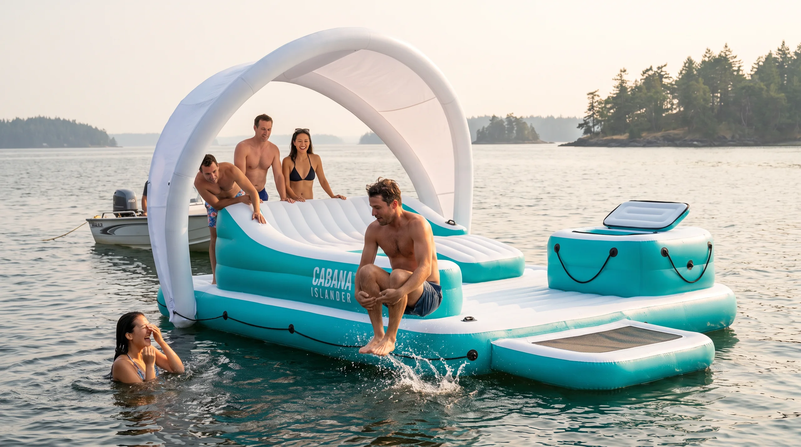 Cabana Islander, at a site