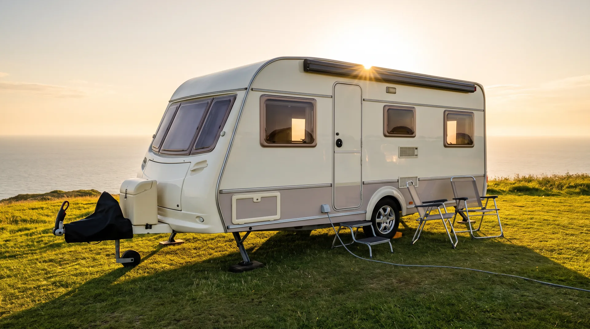 Touring Caravan, in use
