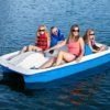 Pelican Rainbow Deluxe Pedal Boat 4 Person Family Boat