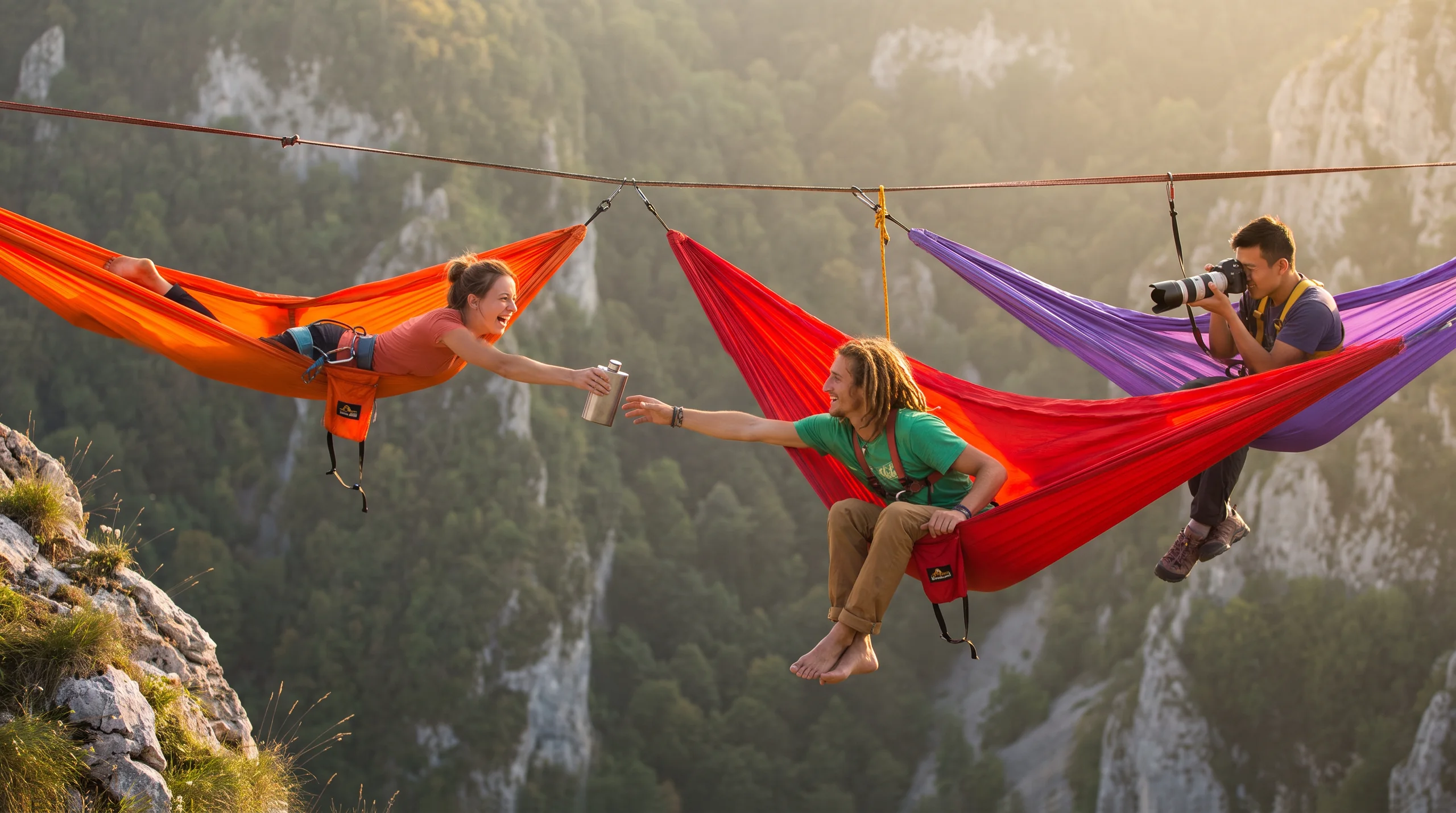 Hanging Hammock, at a site