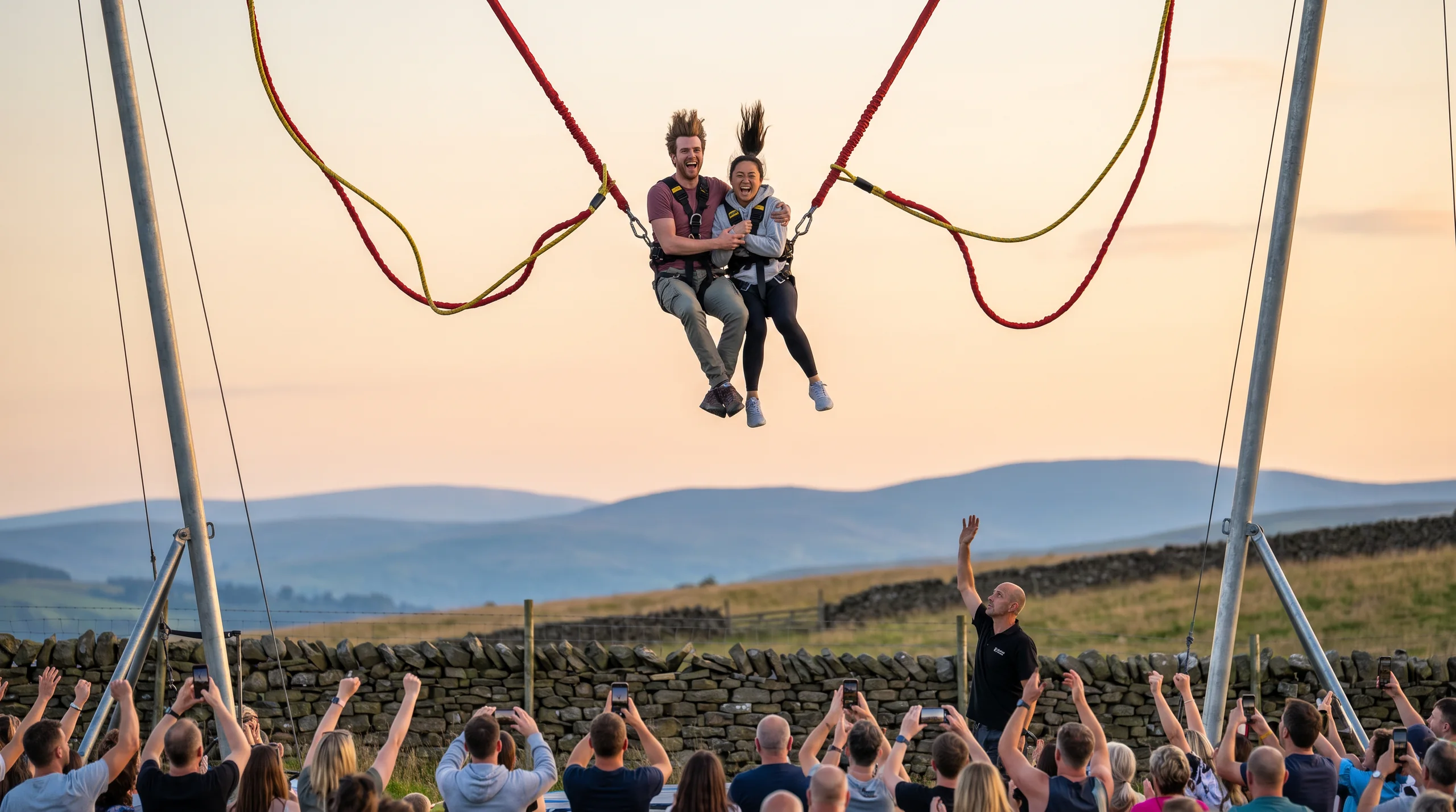 Human Slingshot, at a site