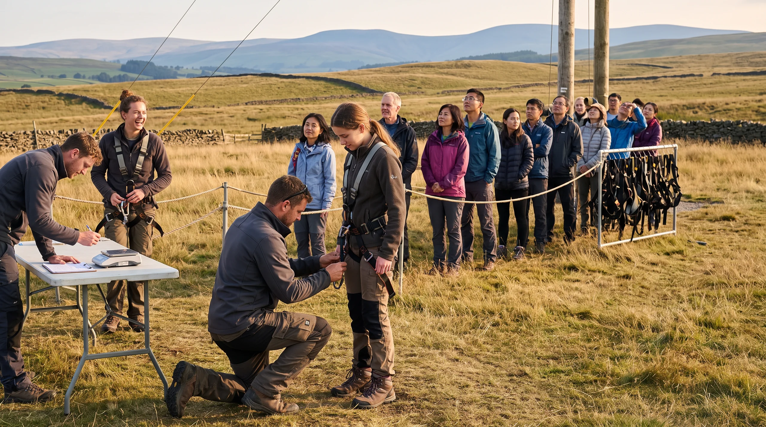 Human Slingshot, at a site