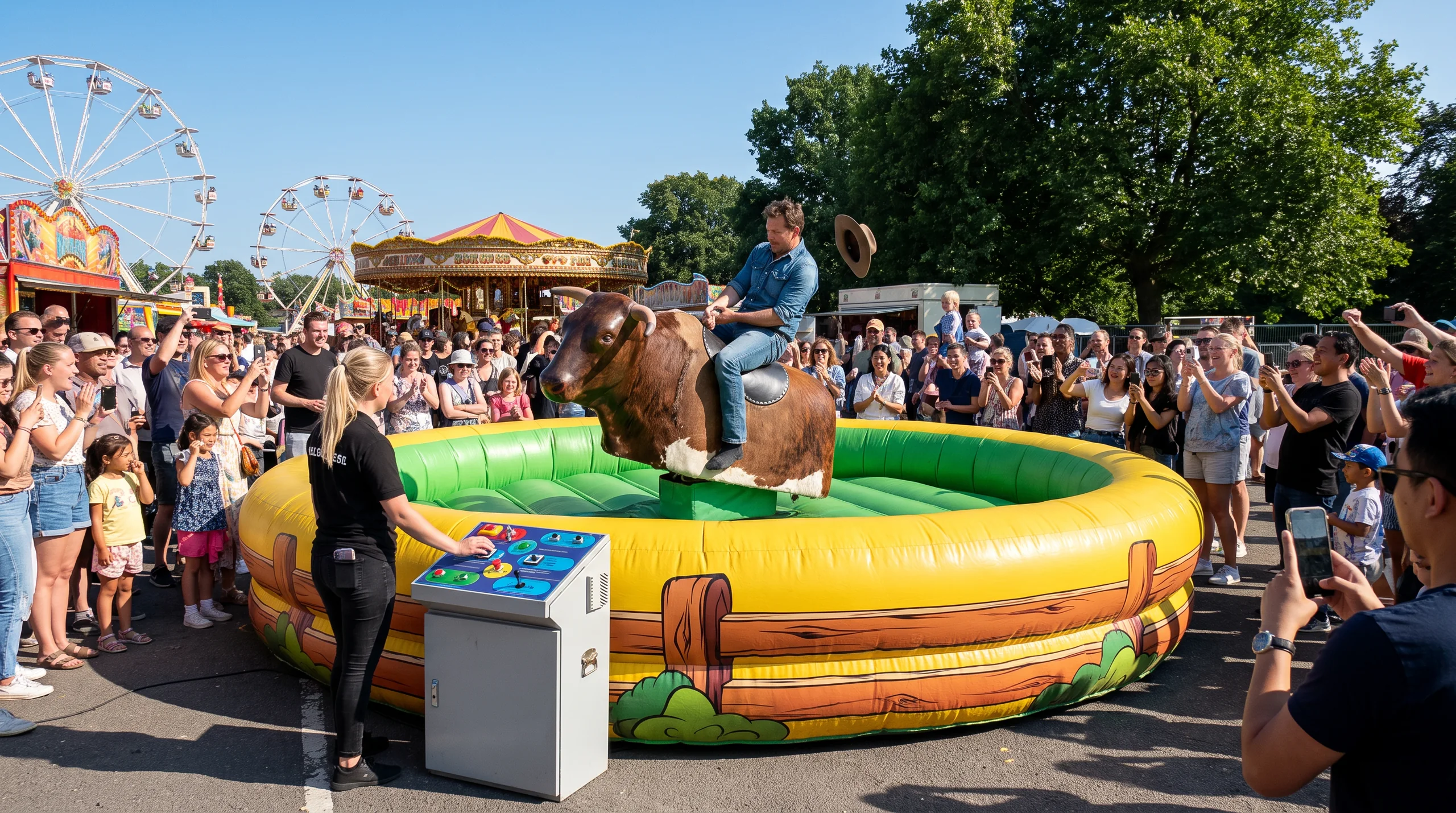 Hurricane Bull, at an event