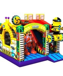 Bouncy Robot Inflatable Slide Bounce House