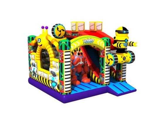Bouncy Robot Inflatable Slide Bounce House