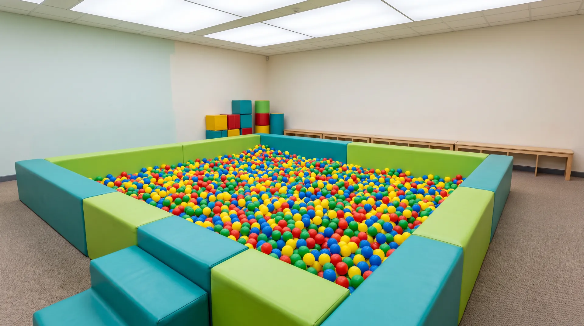 Intex Fun Ballz, in use