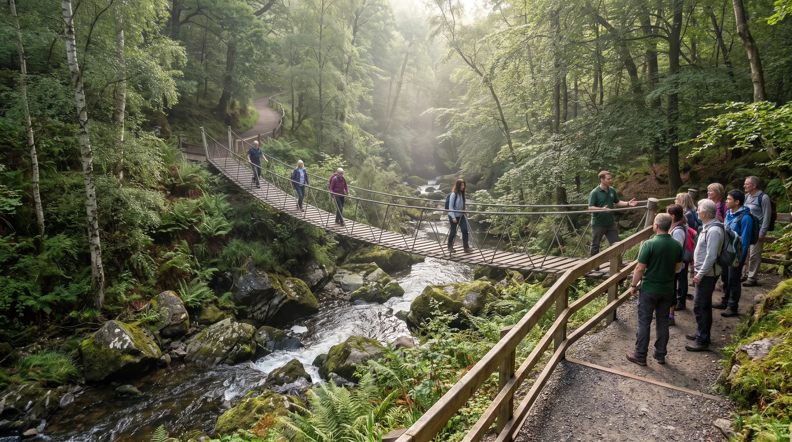 Rope Bridge, at a site
