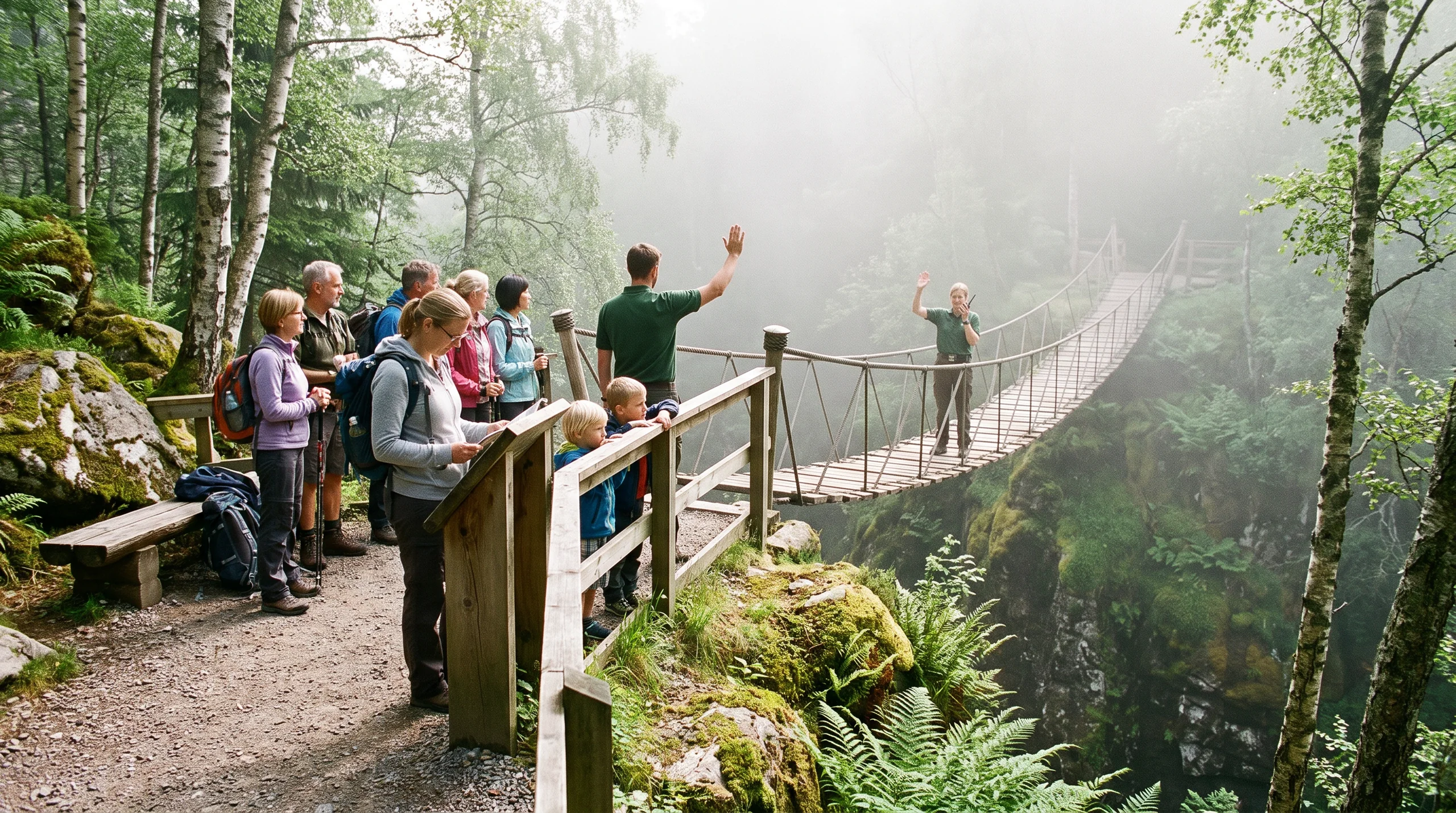 Rope Bridge, at a site