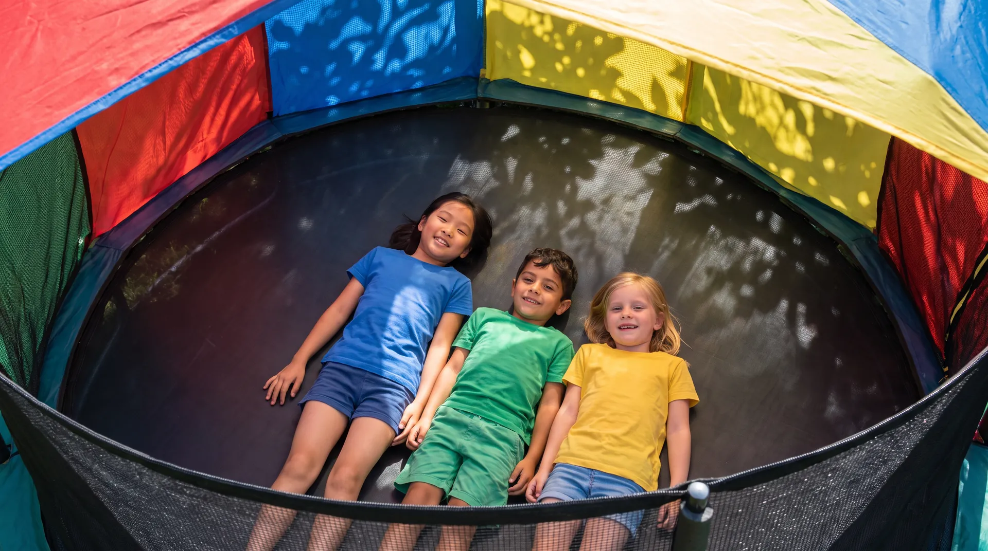 Round Trampoline, in use