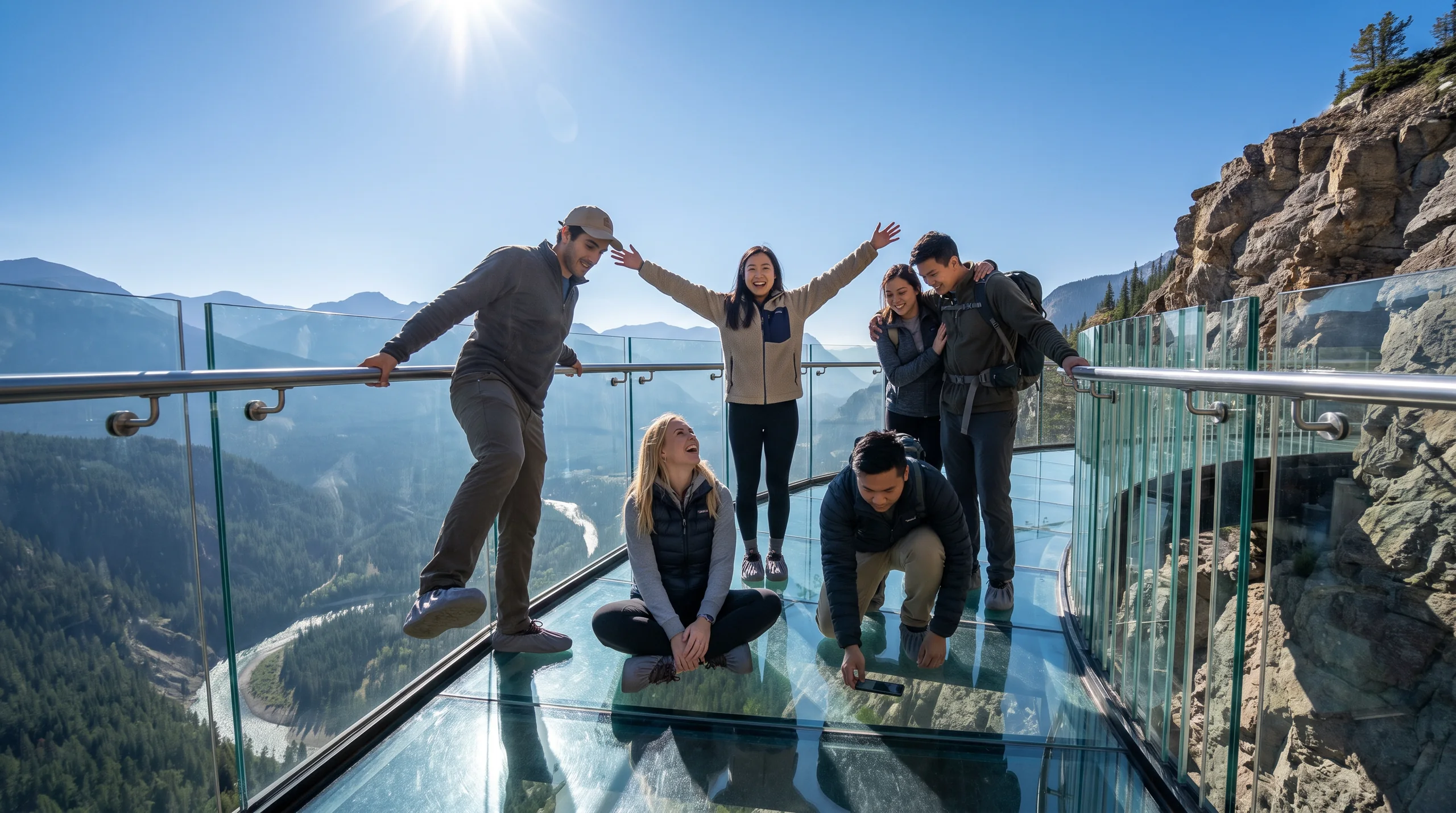 Sky Walk, at a site