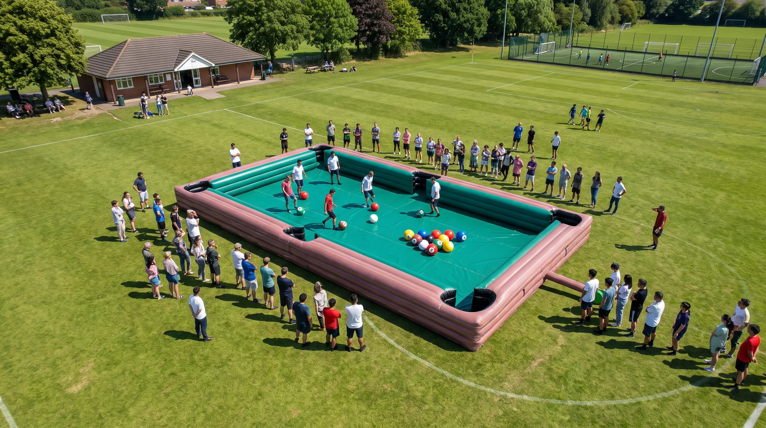 Snooker Football, at an event