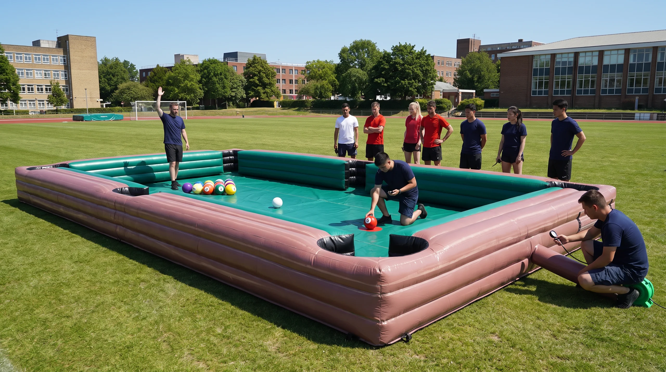 Snooker Football, at an event
