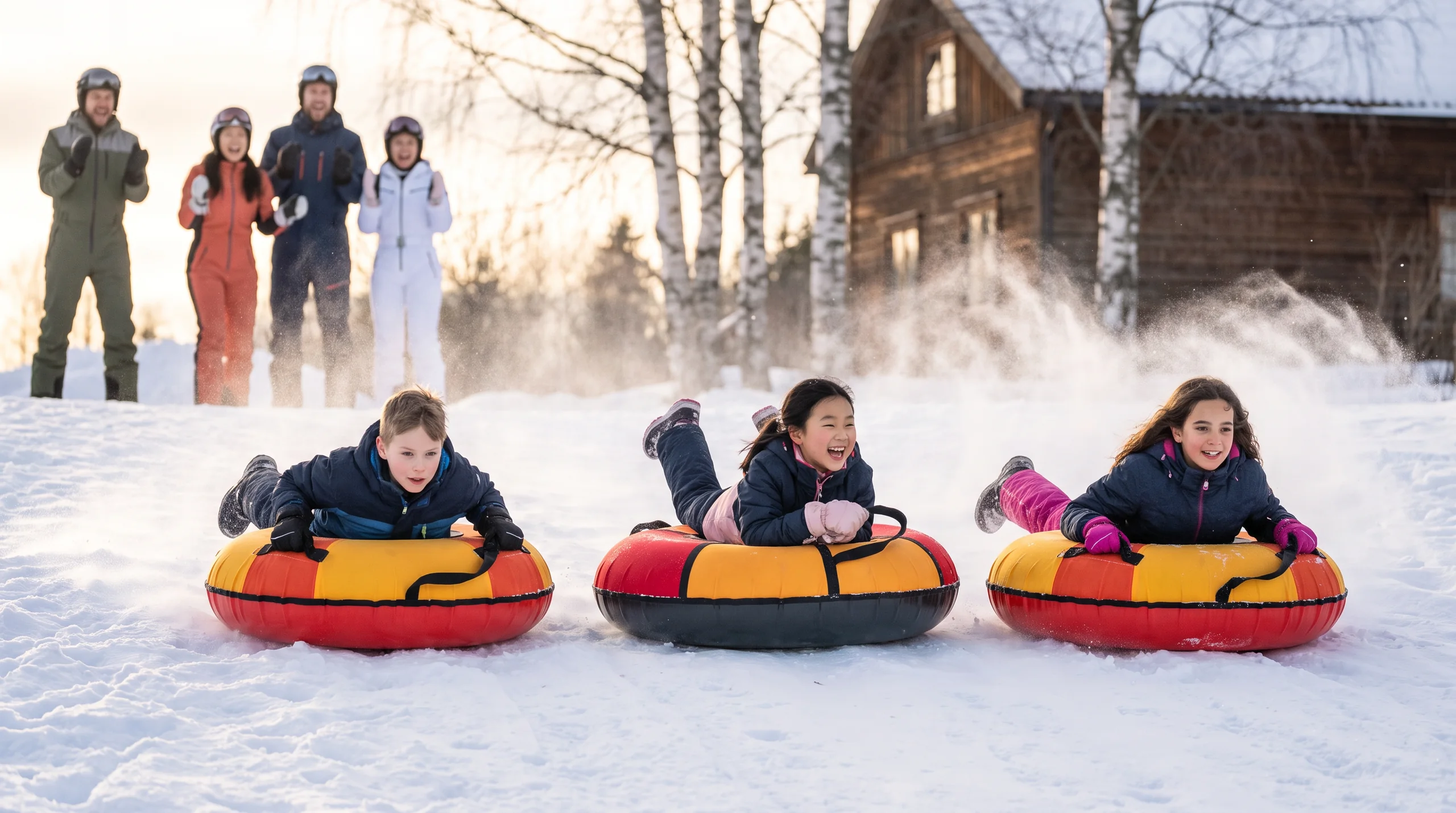 Snow Sledge, at a site