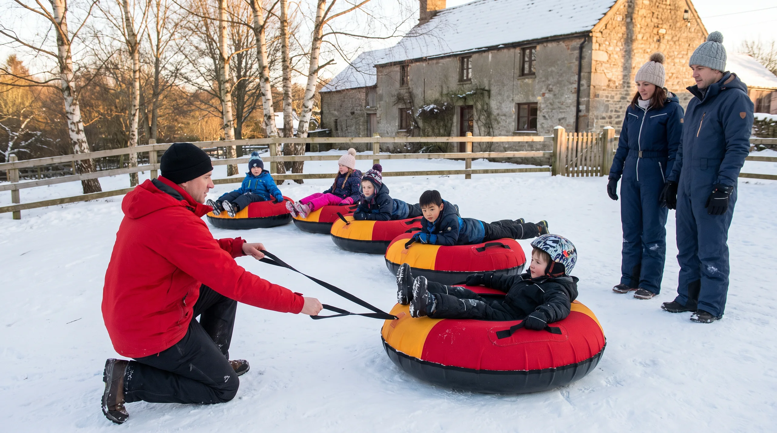 Snow Sledge, at a site