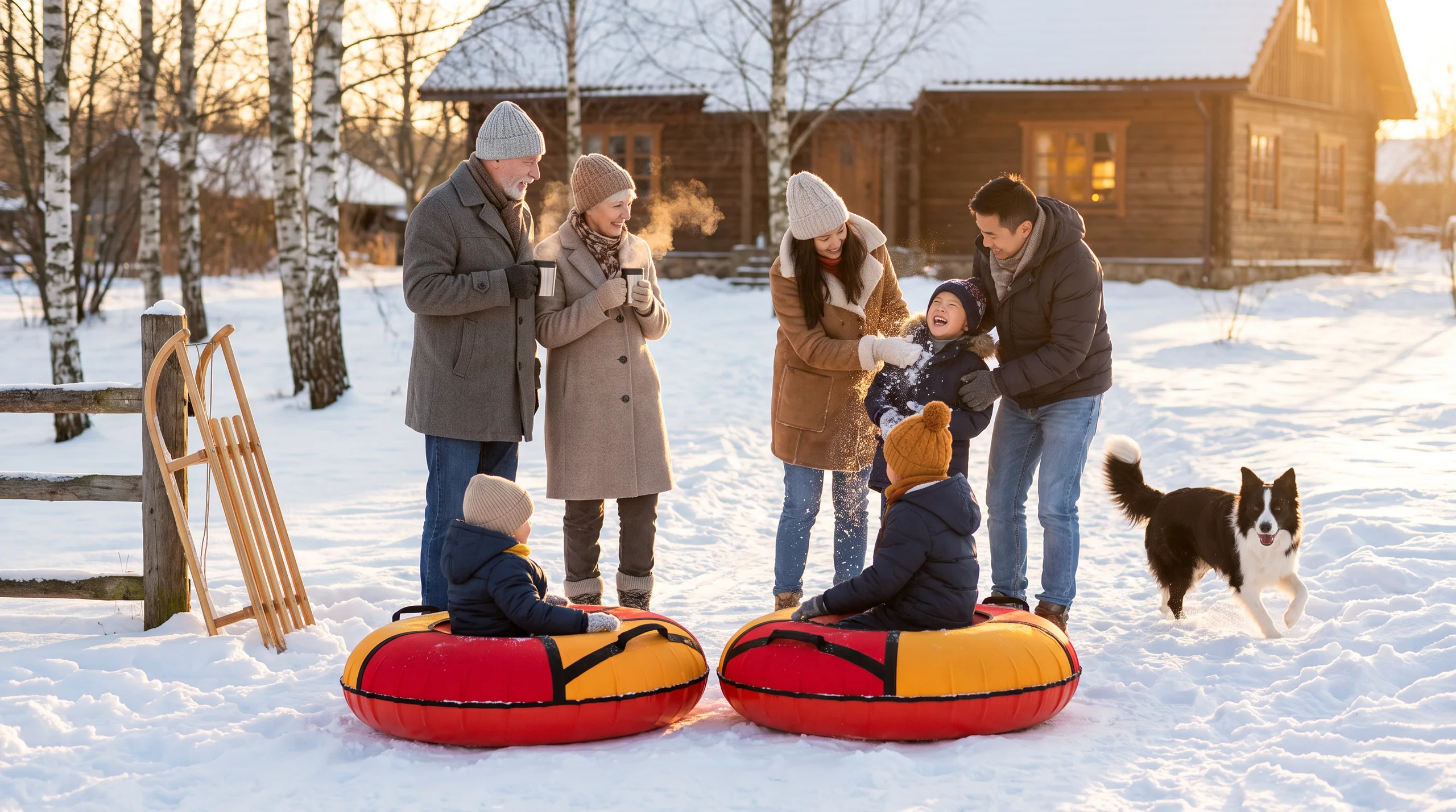 Snow Sledge, at a site