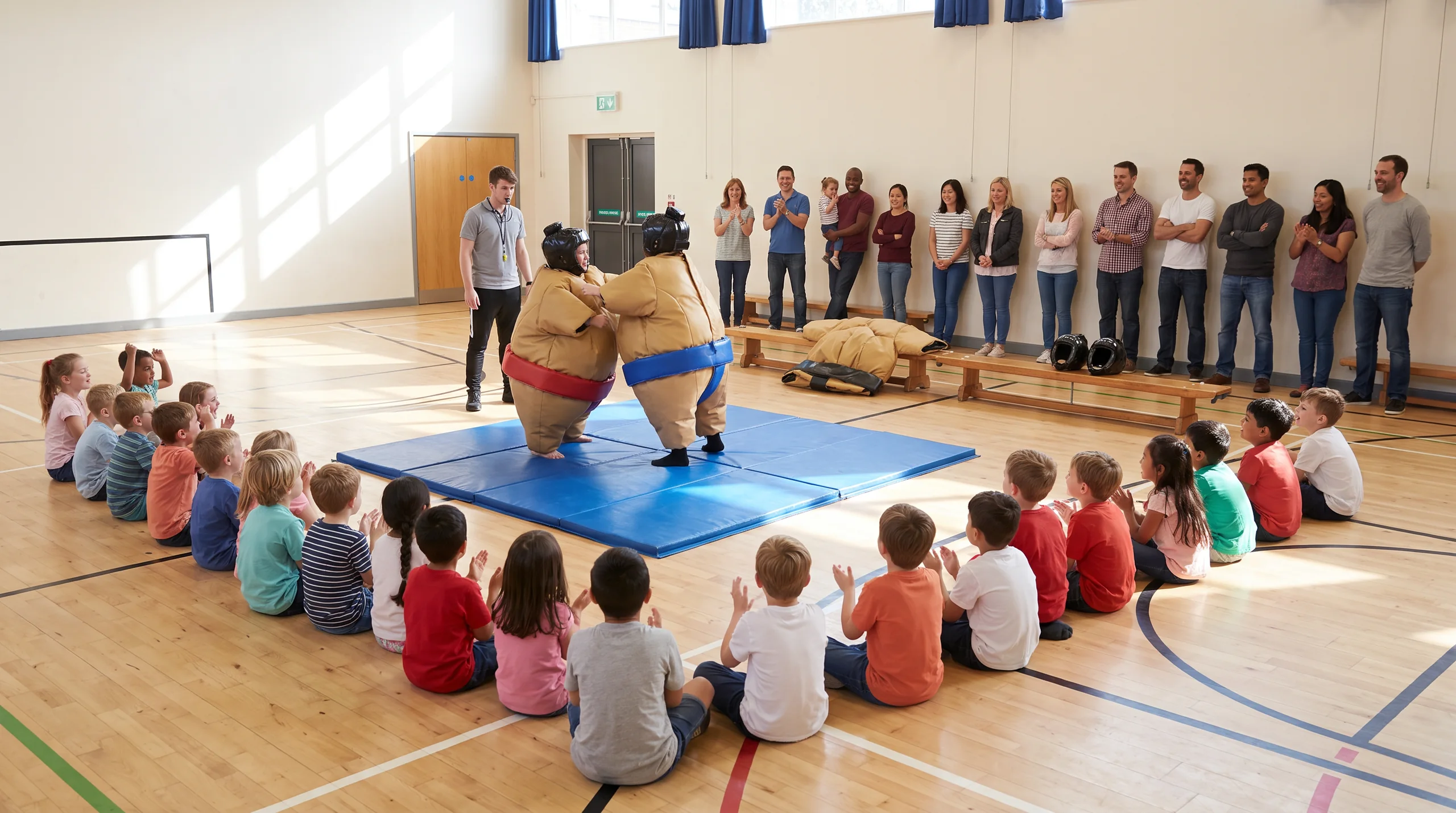 Sumo Wrestling Suits, at an event