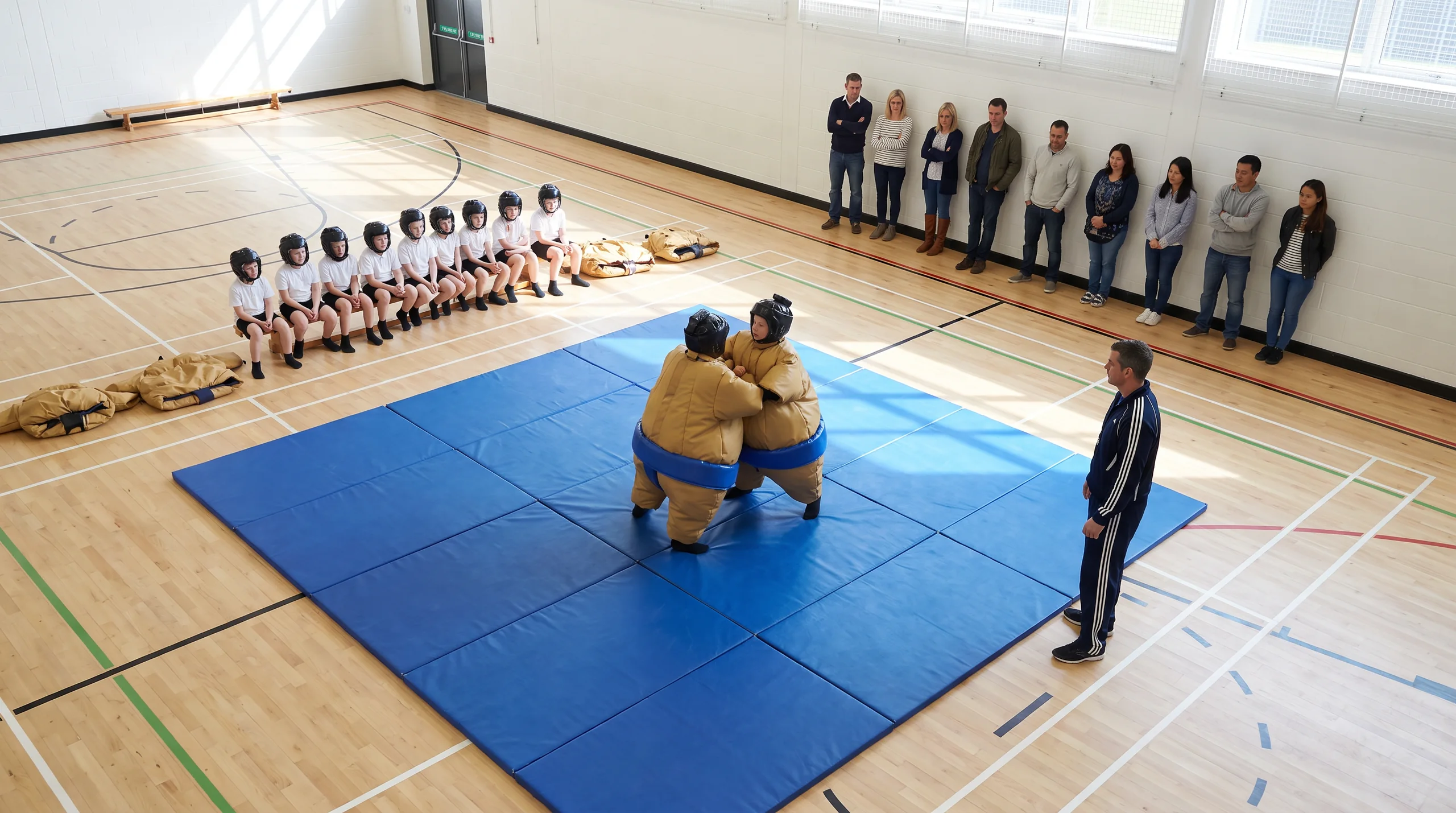 Sumo Wrestling Suits, at an event