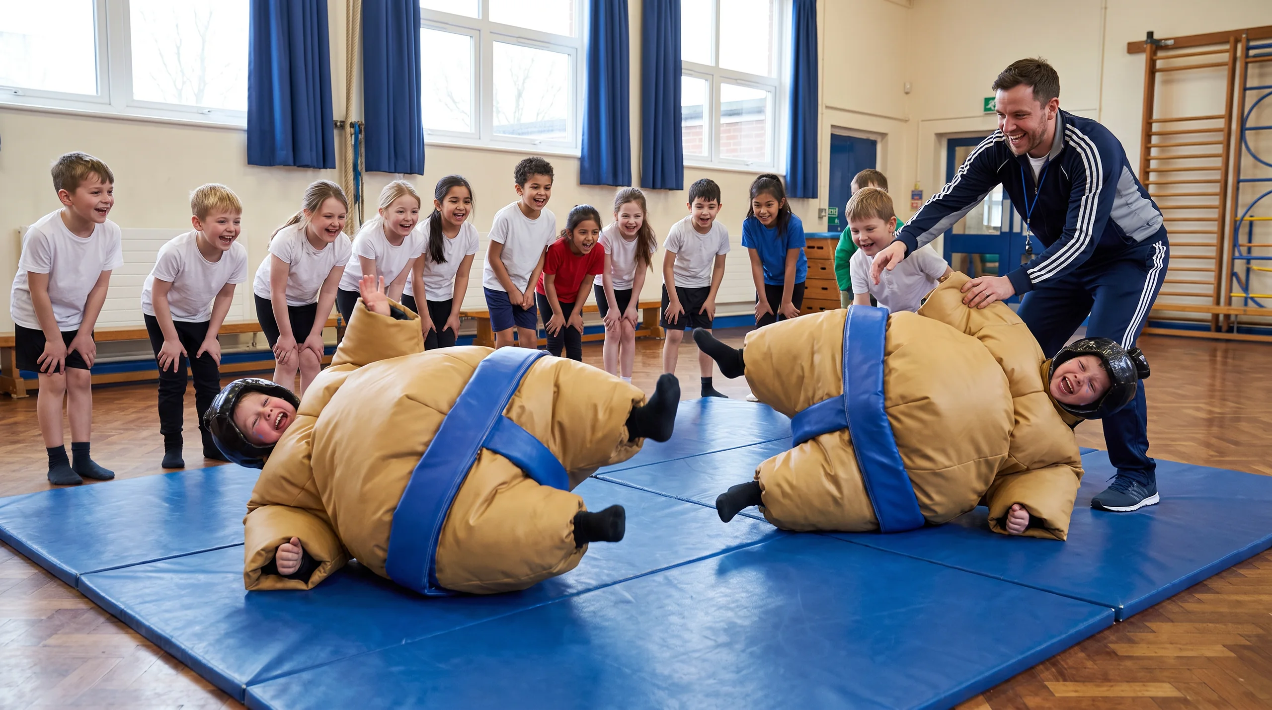 Sumo Wrestling Suits, at an event