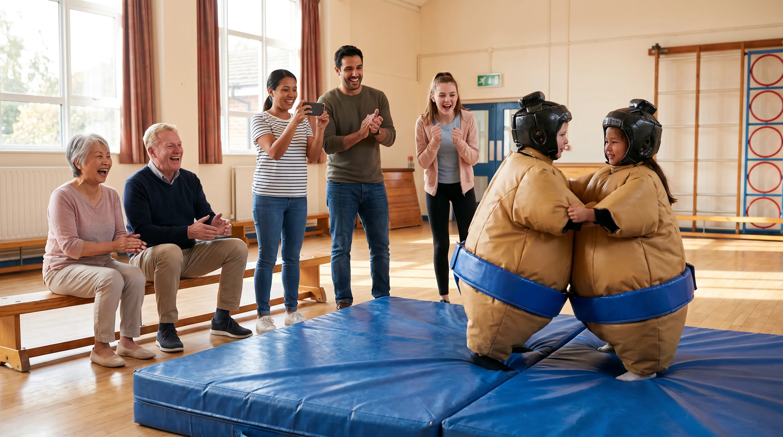 Sumo Wrestling Suits, at an event