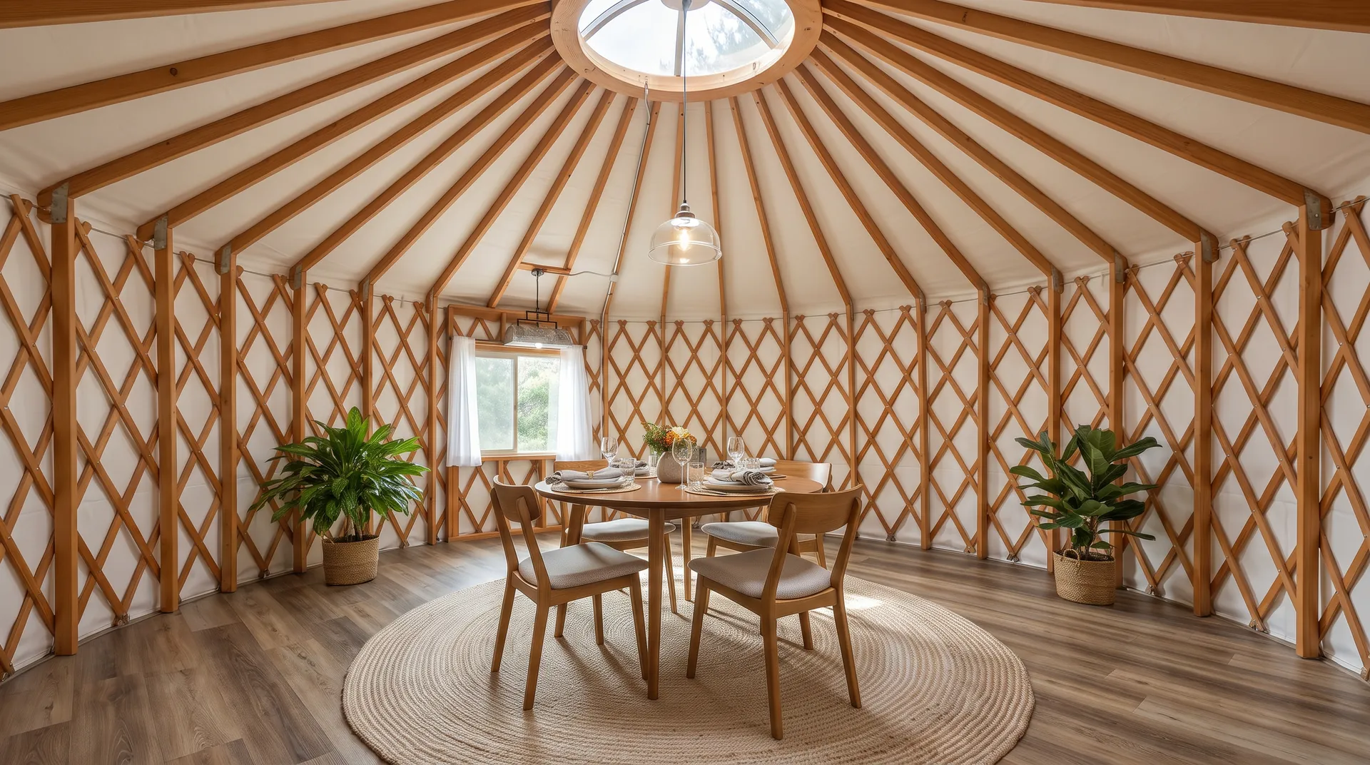 Timba Yurt Tent, in use
