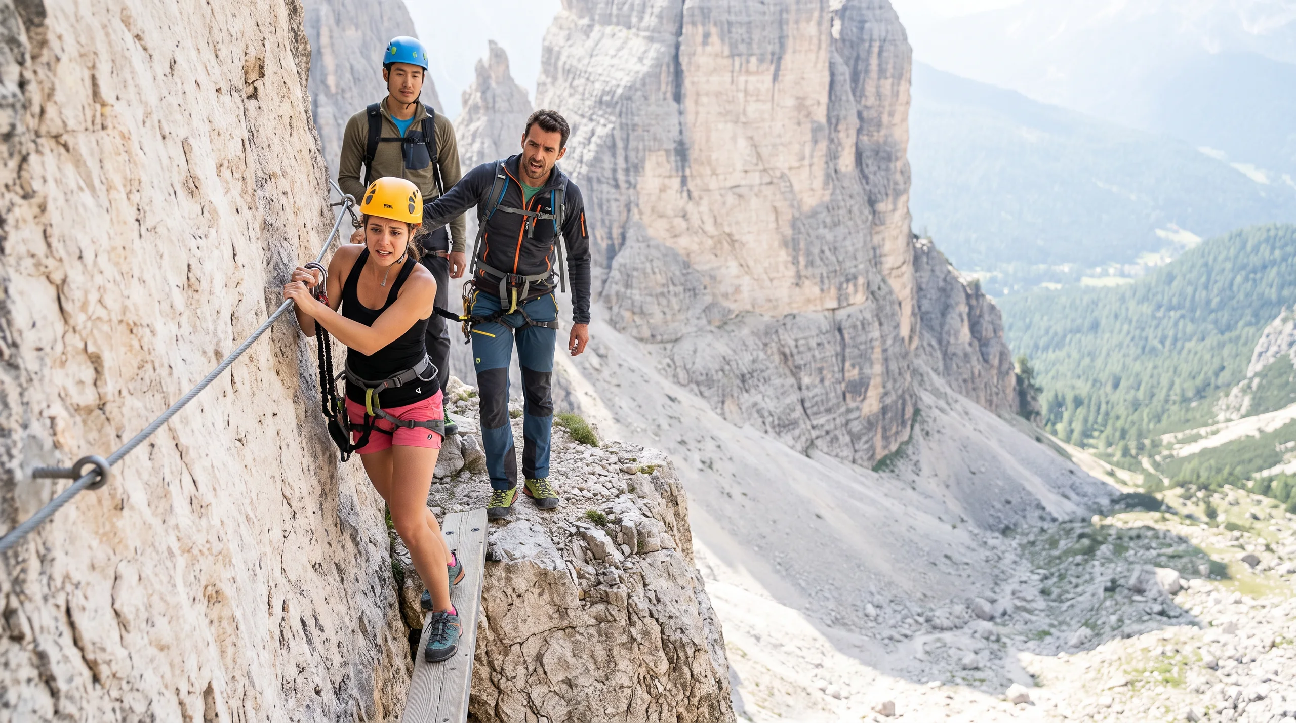 Via Ferrata, at a site