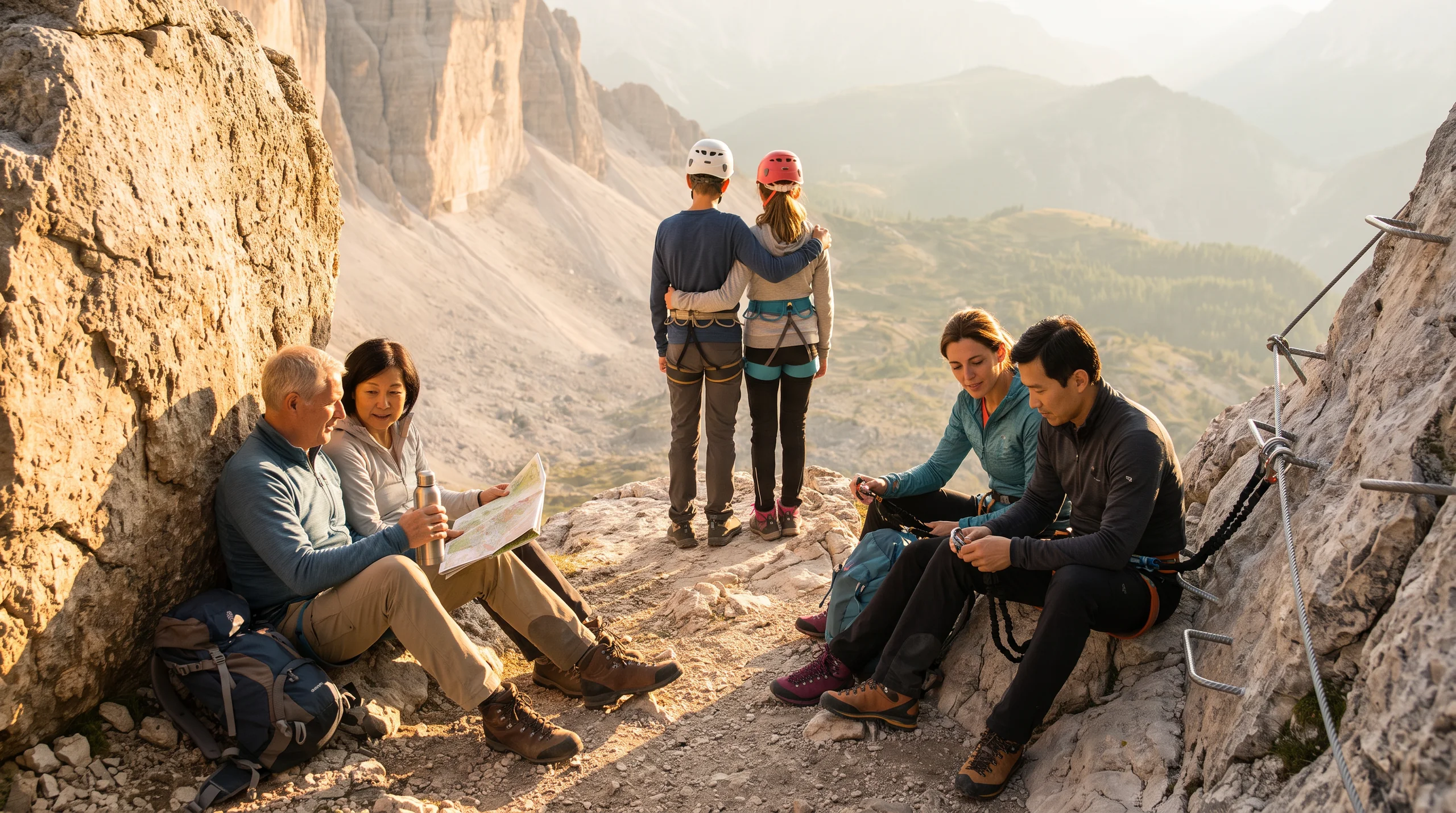 Via Ferrata, at a site