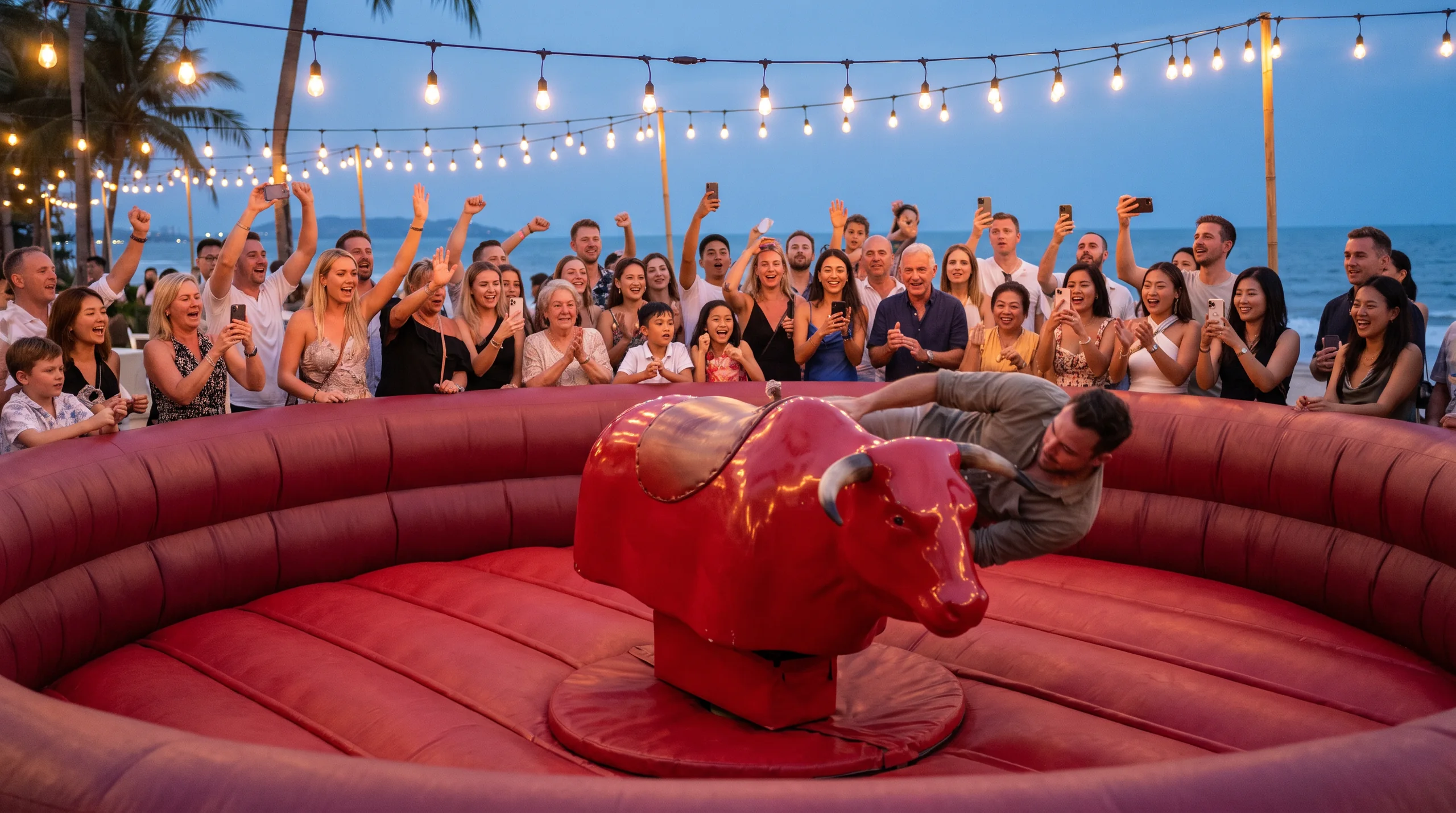 Volcano Bull, at an event