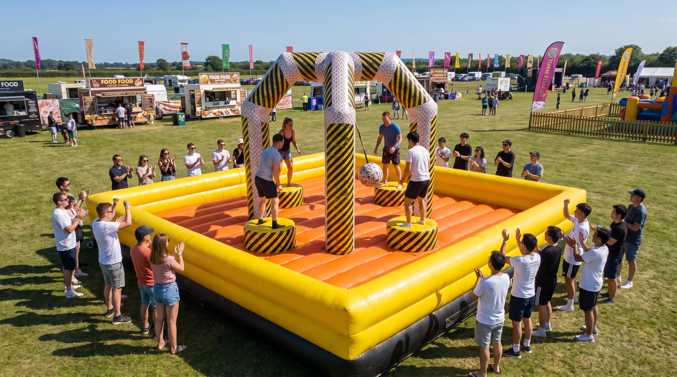 Inflatable Wrecking Ball, at an event