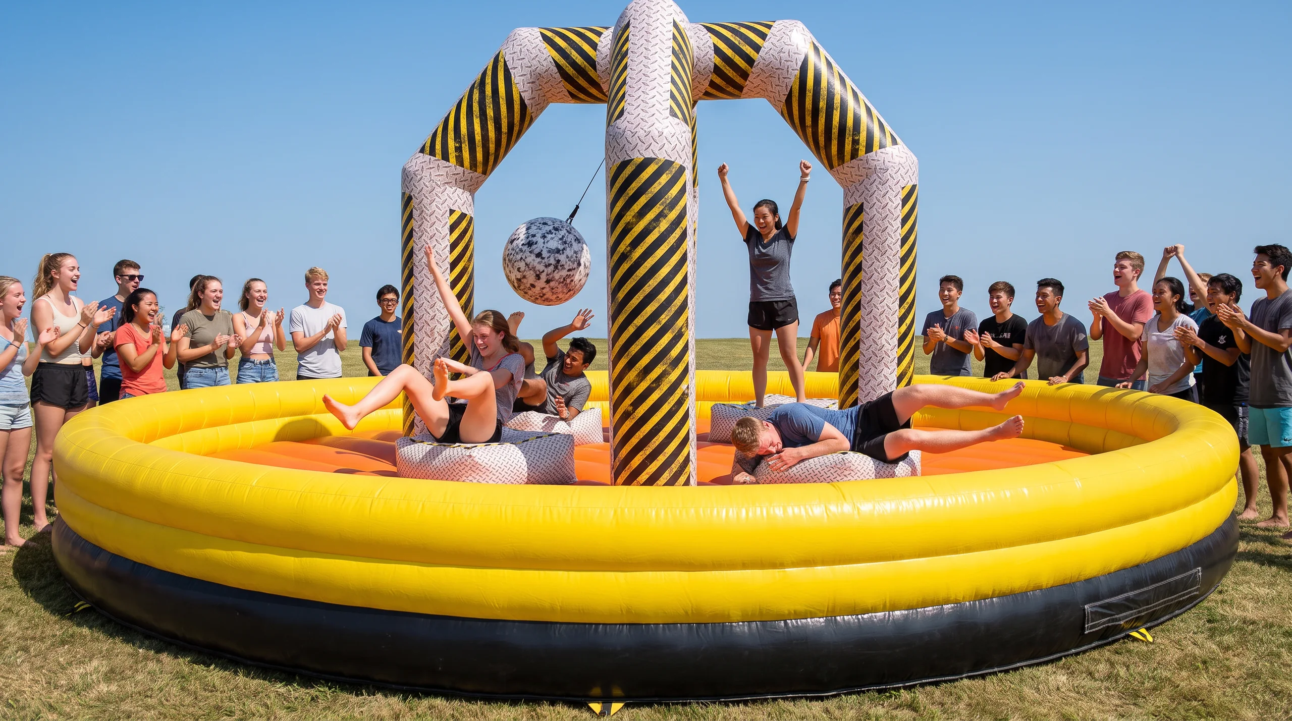 Inflatable Wrecking Ball, at an event
