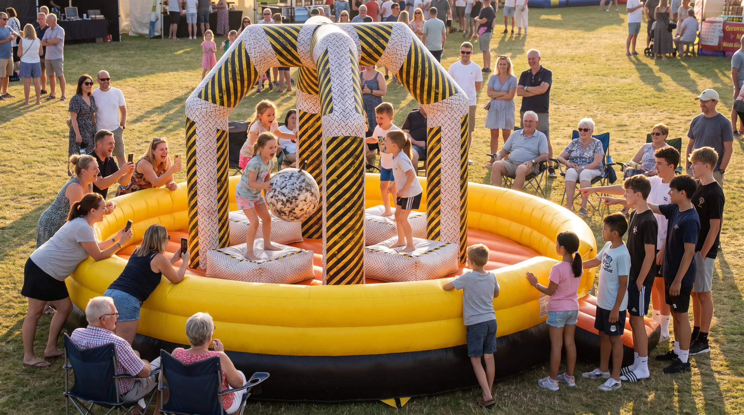 Inflatable Wrecking Ball, at an event